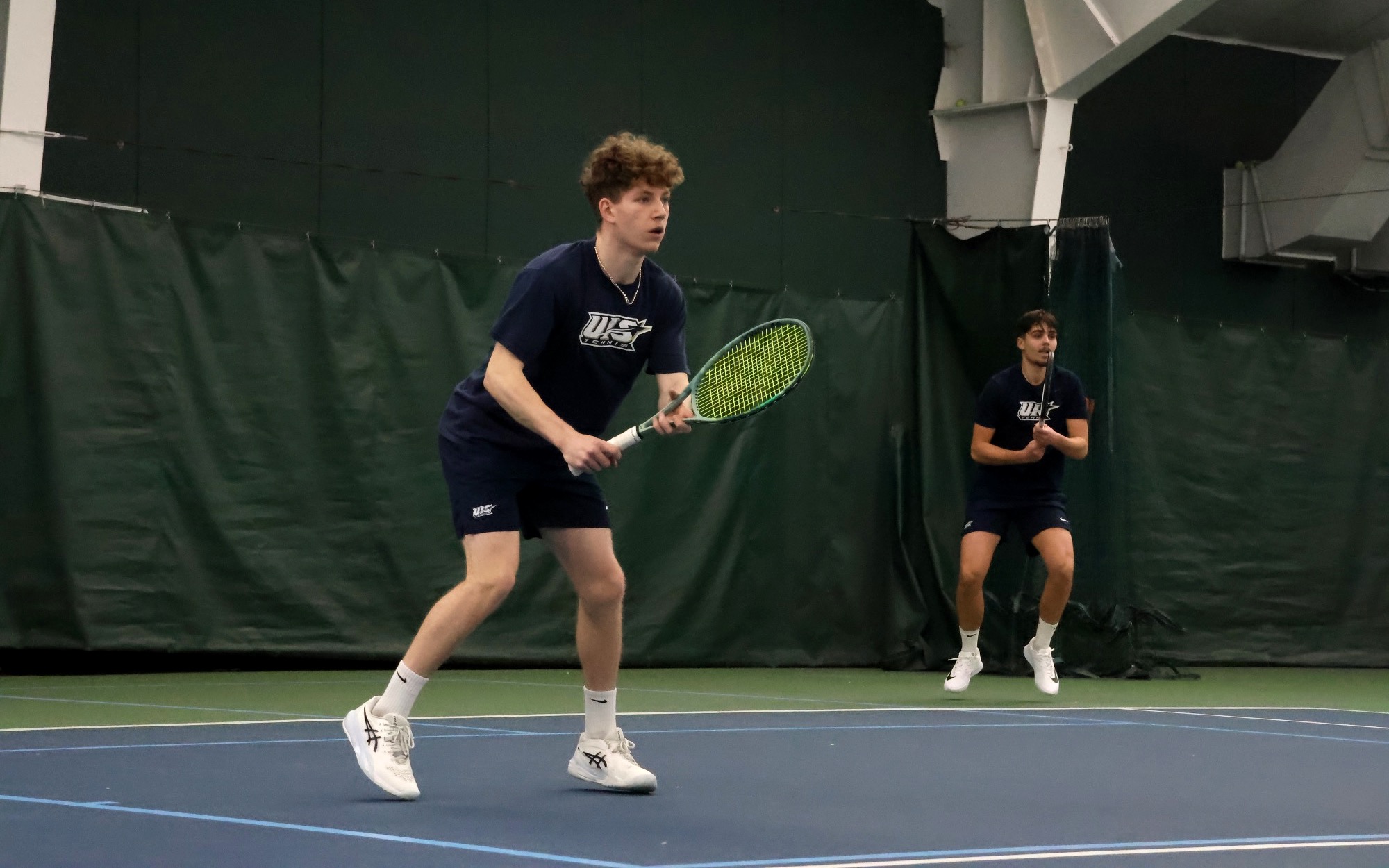 Kai Van-Roon playing doubles