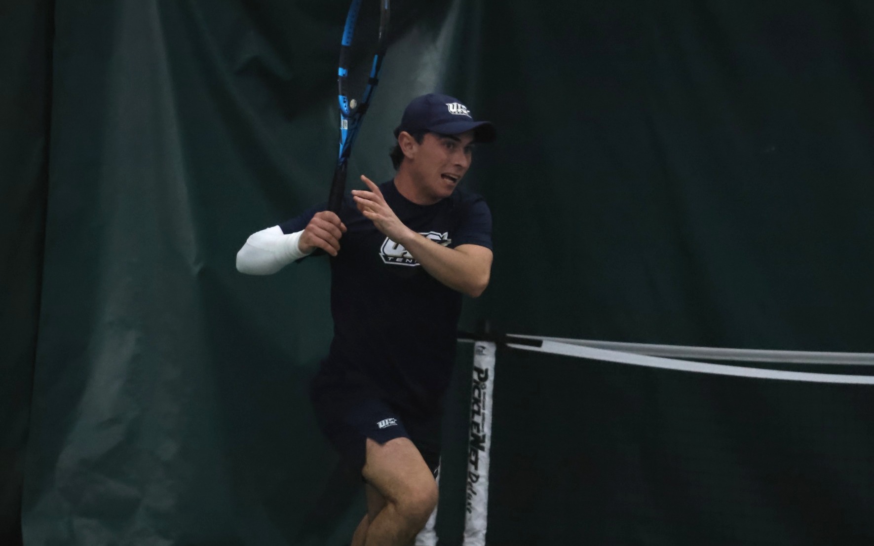 Pablo Herrera playing tennis