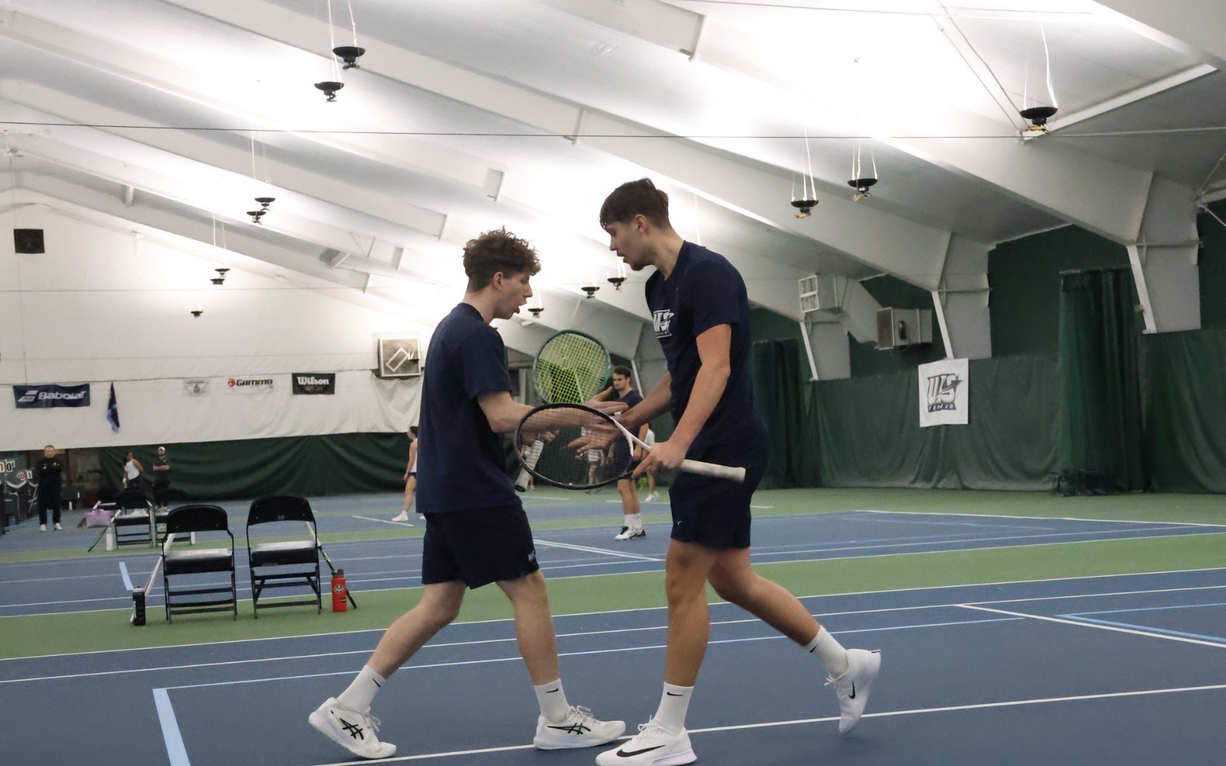 Miran Todorovic and Kai Van-Roon playing Tennis