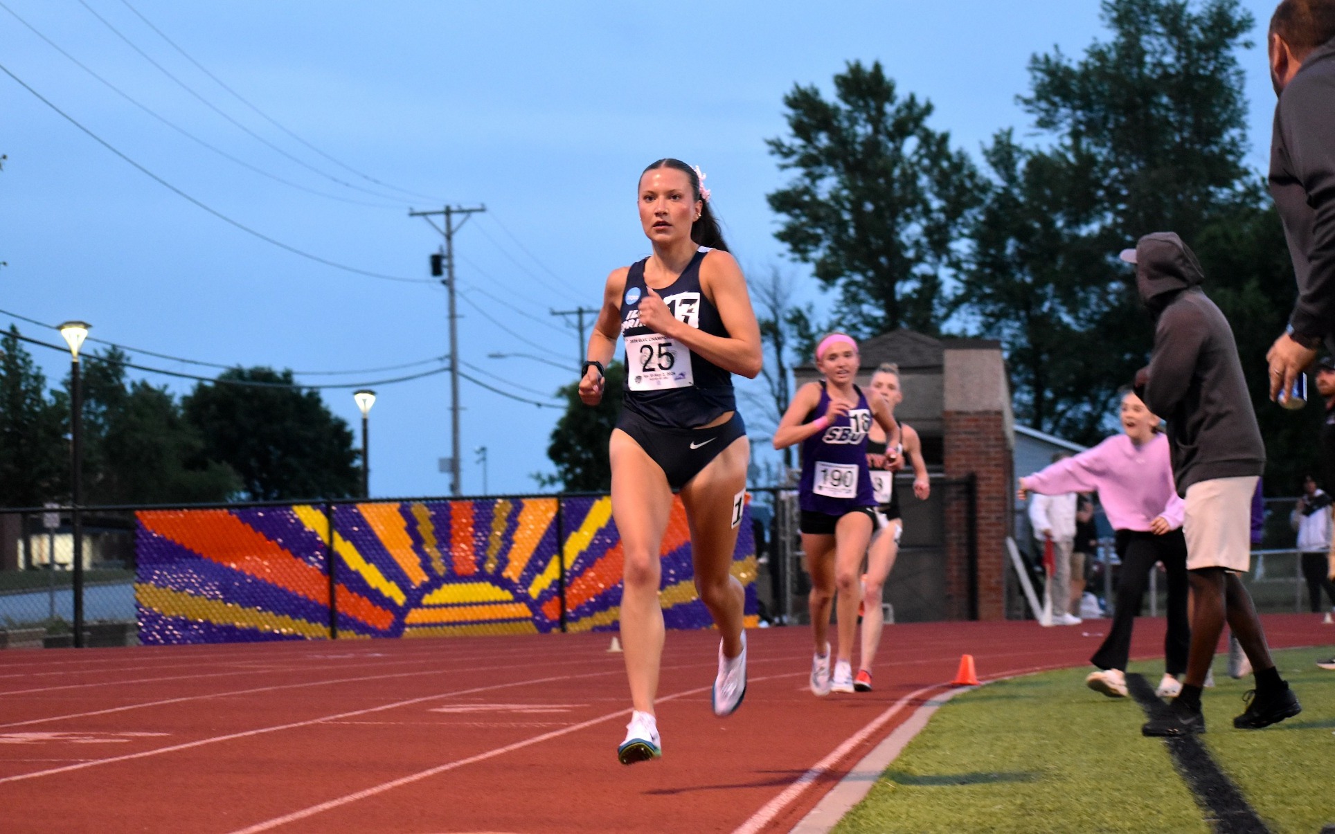 Madelyn Miller-Ross running outdoor track