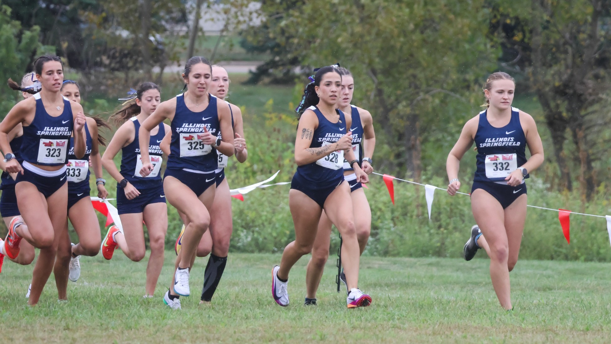 UIS runners take off from starting line