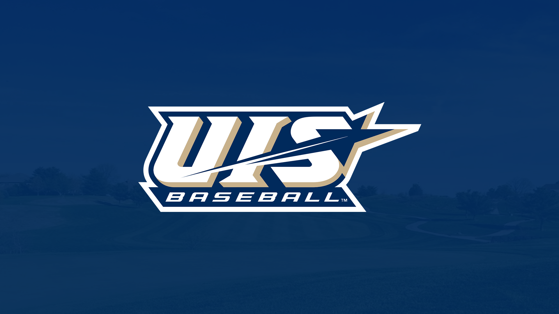 UIS baseball overlayed with a photo of Piper Glen golf course, promoting golf outing