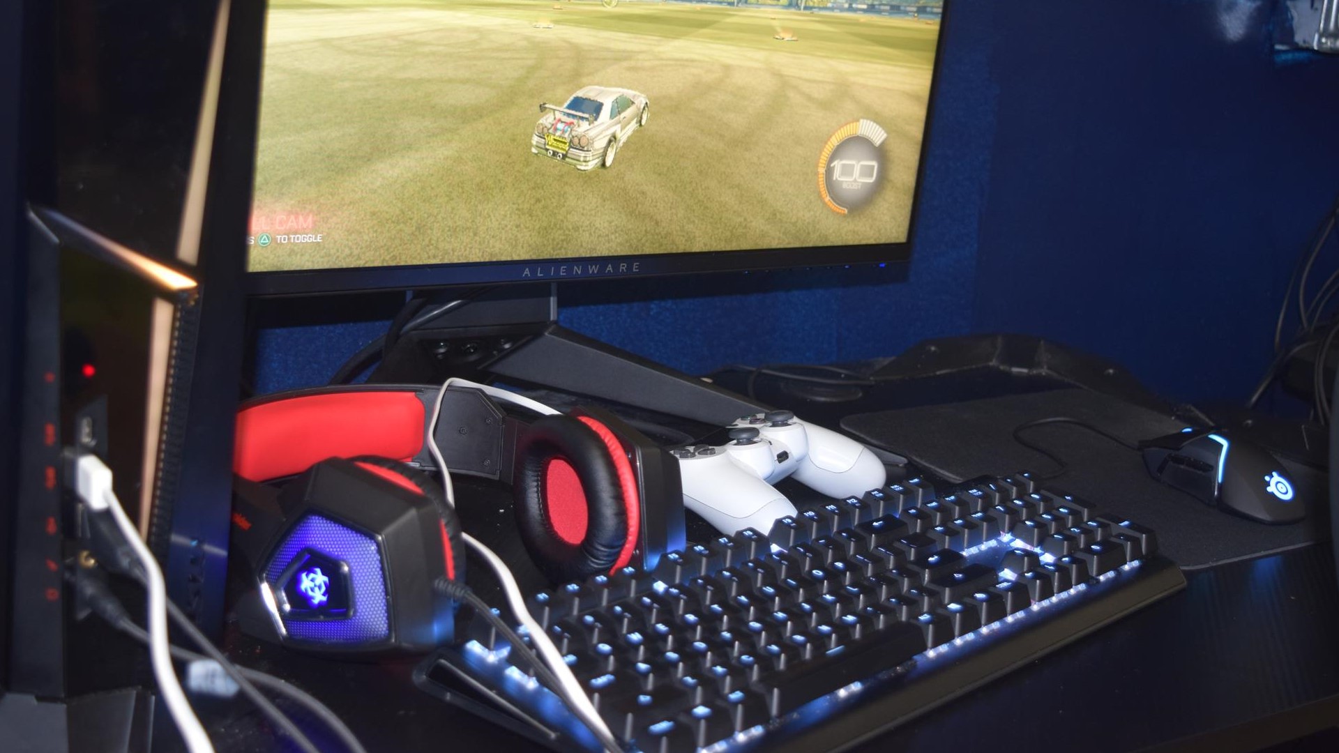 Peacock Esports gaming setup