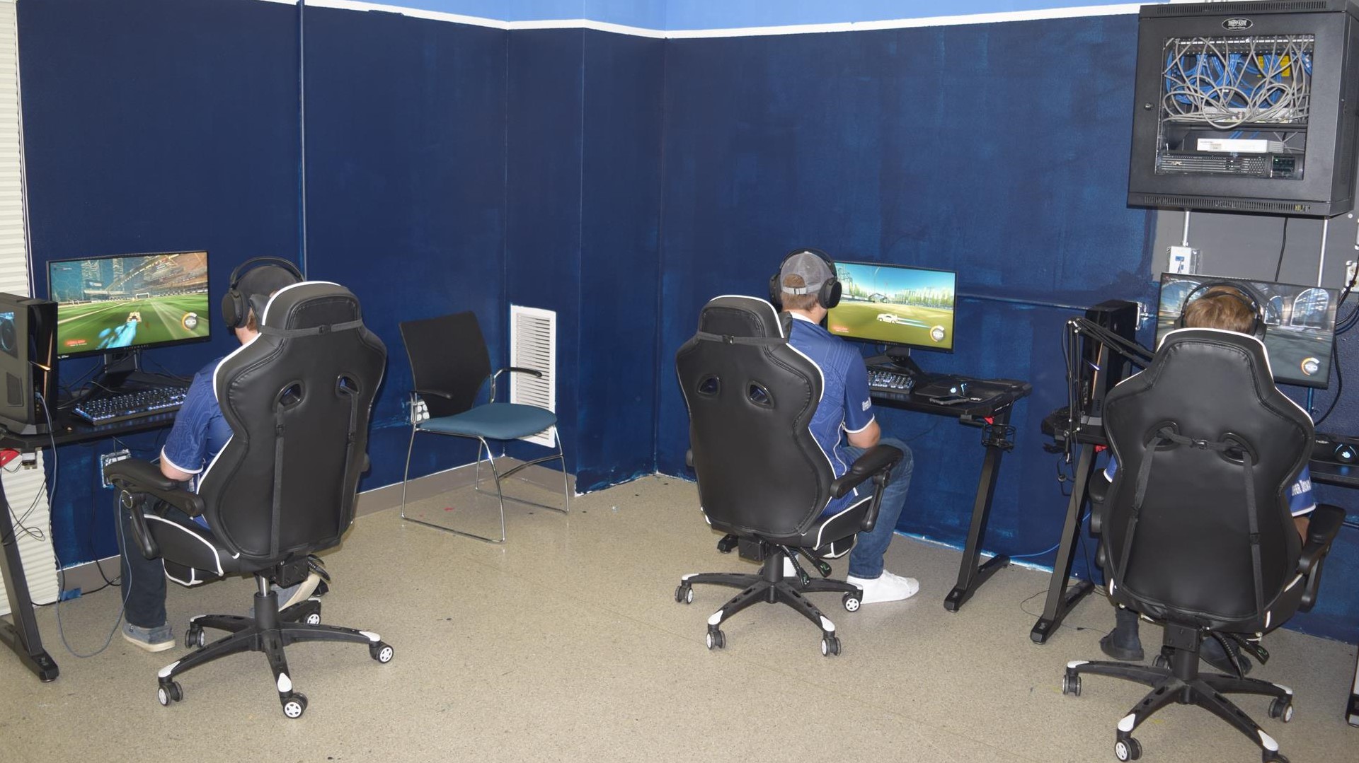 Cody Lawrence, Sean Odegard, and Brady Krupa in Rocket League