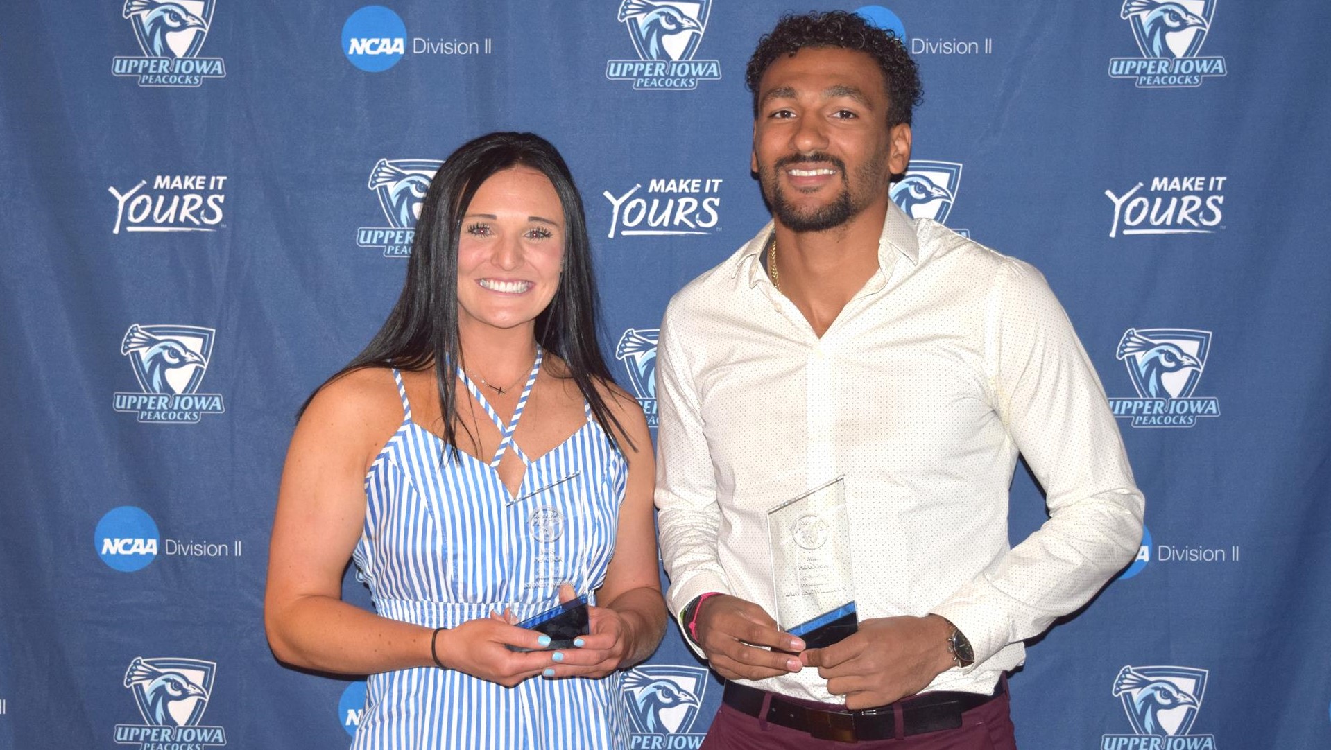 Sydney Wilcox and Jareese Williams were named Miss and Mr. Peacock at the 8th Annual PETEYs