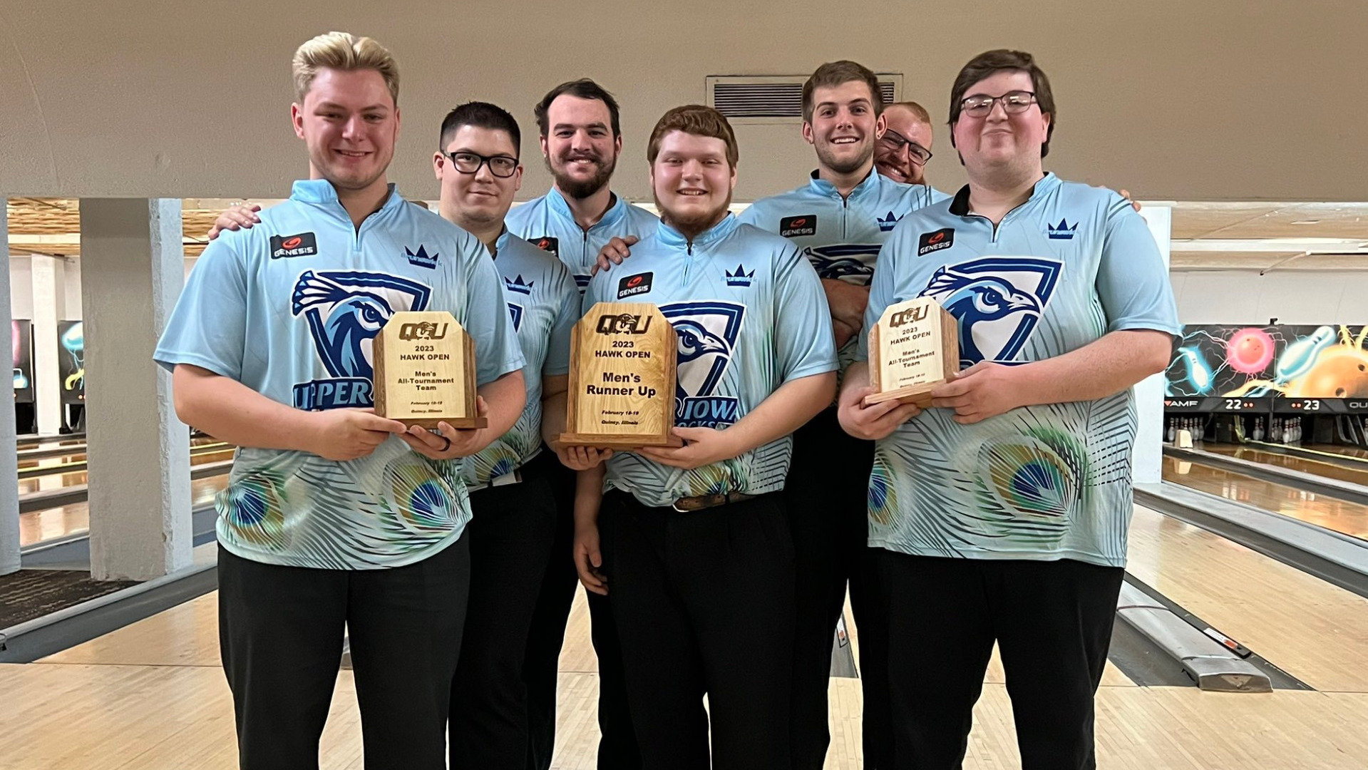 Men's Bowling 2nd Place 2023 Hawk Open