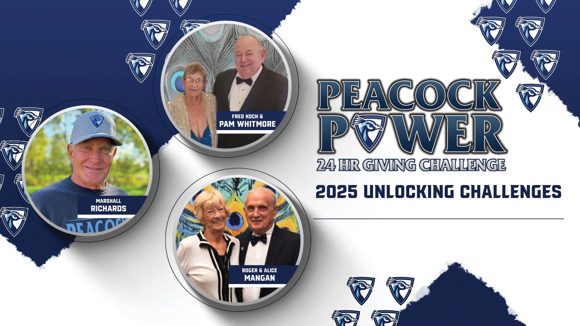 Introducing our three unlocking challenges for the 4th Annual Peacock Power 24-Hour Challenge
