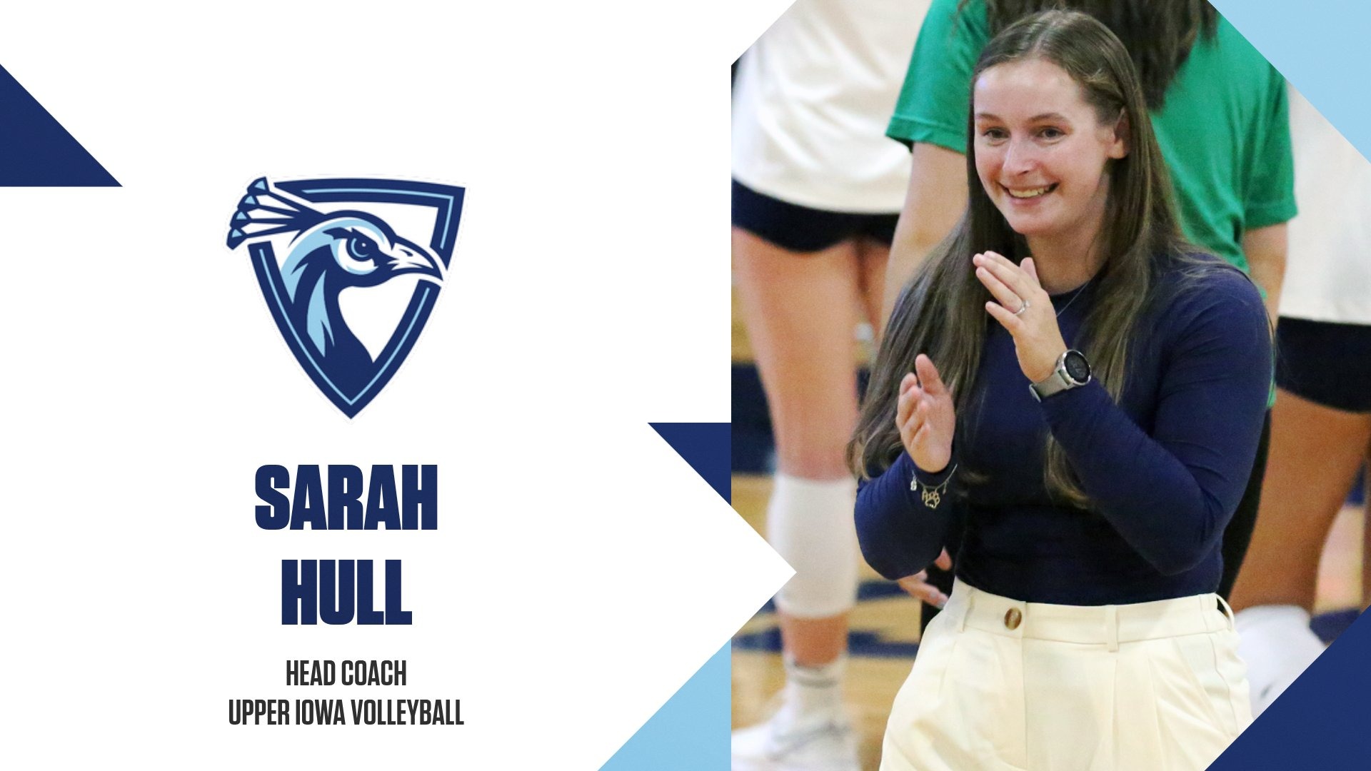 Sarah Hull Head Coach Announcement Graphic