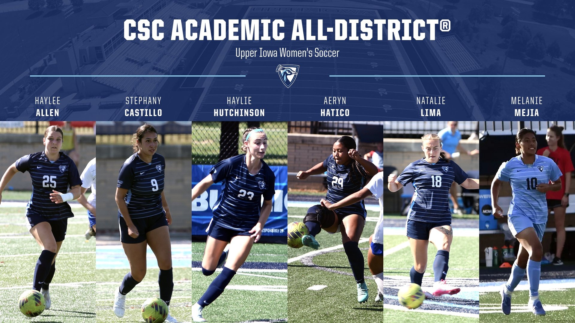 Women's Soccer CSC Academic All-District 2025
