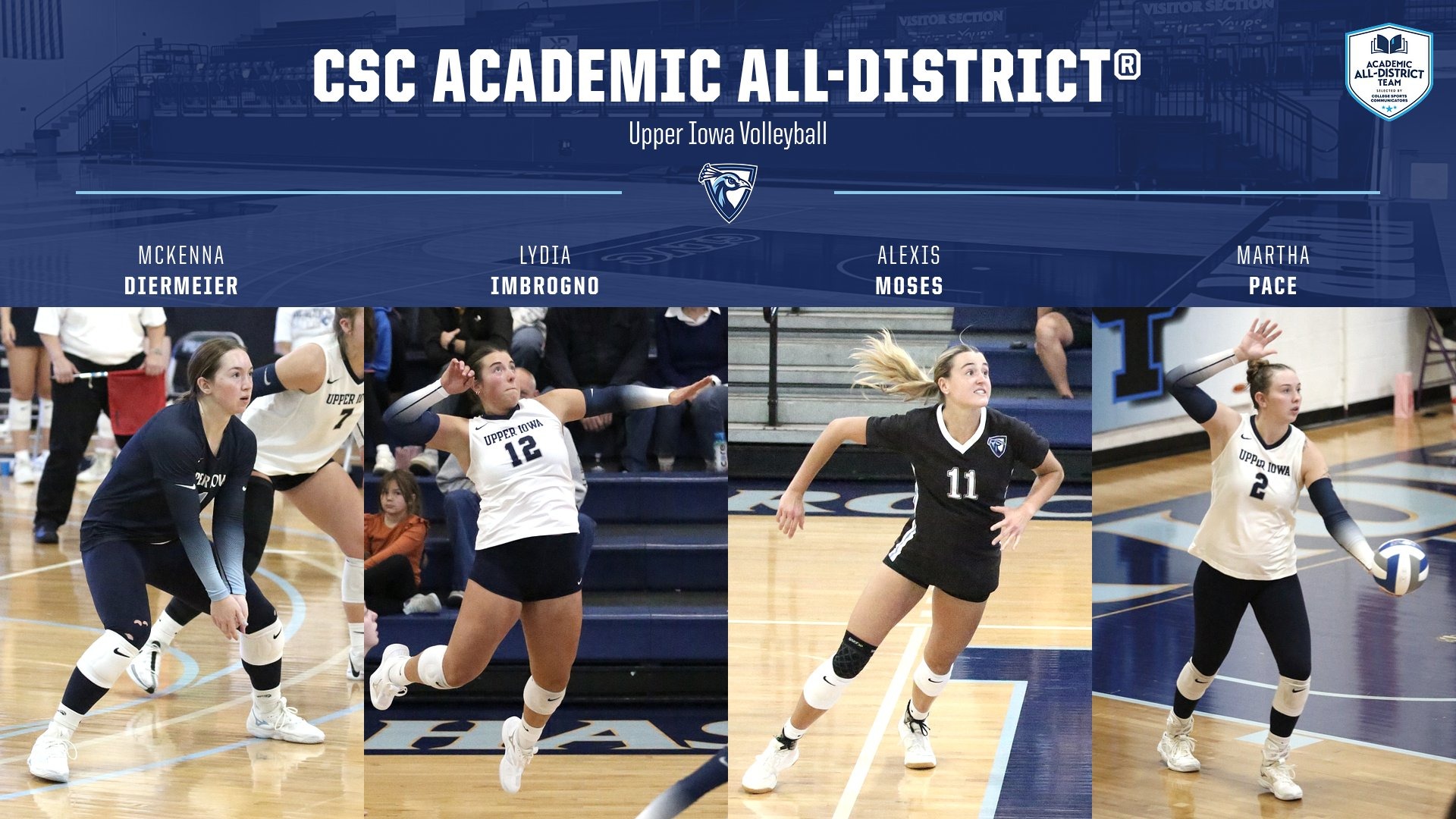 Volleyball CSC Academic All-District 2025