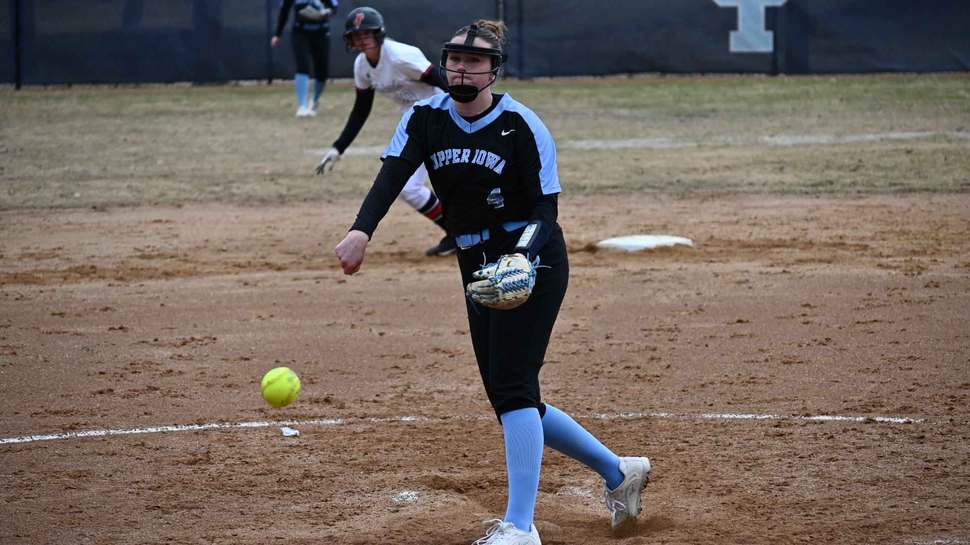 Sara Reid throws a strike vs. William Jewell
