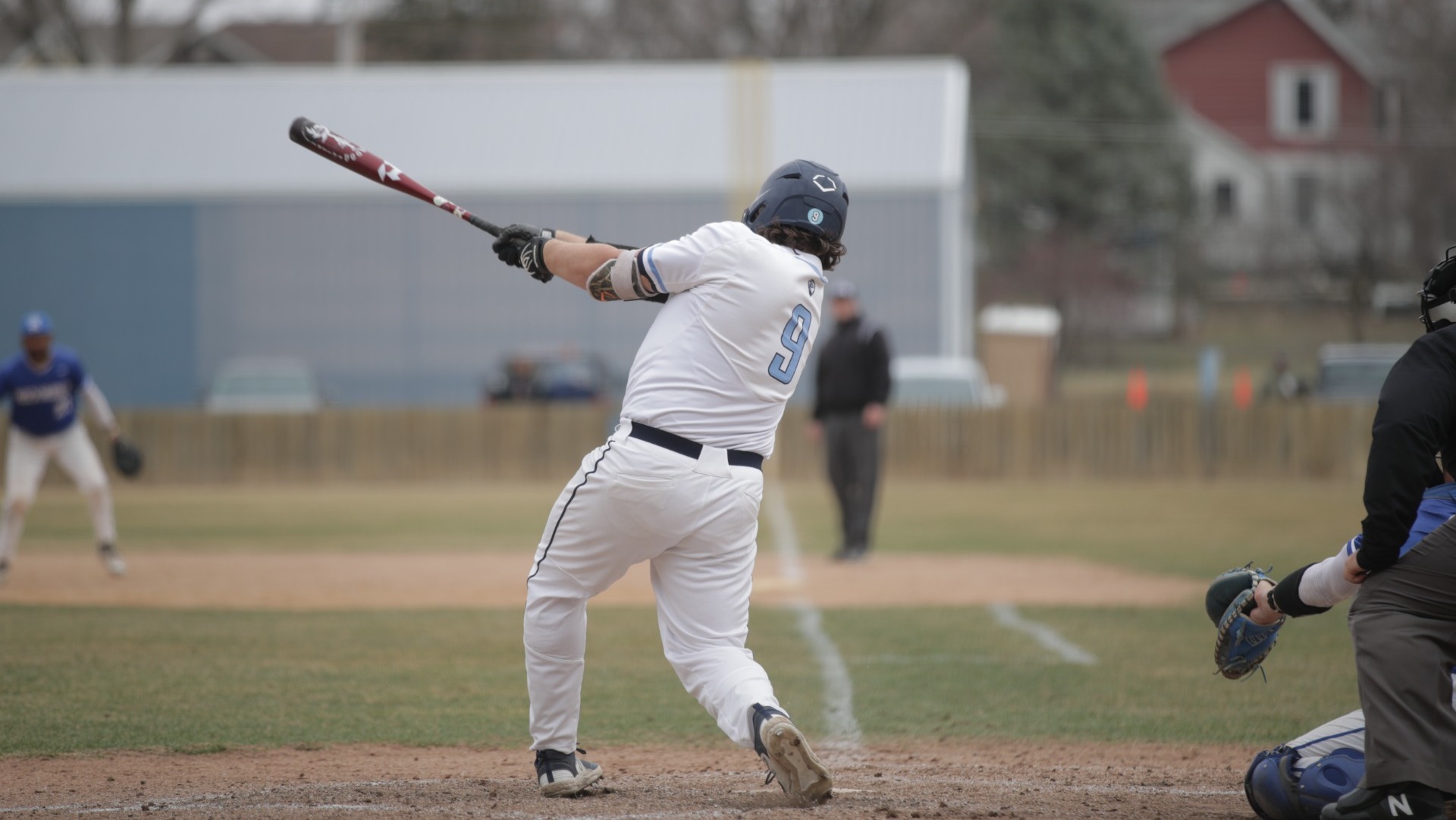 Vargas swings at the plate