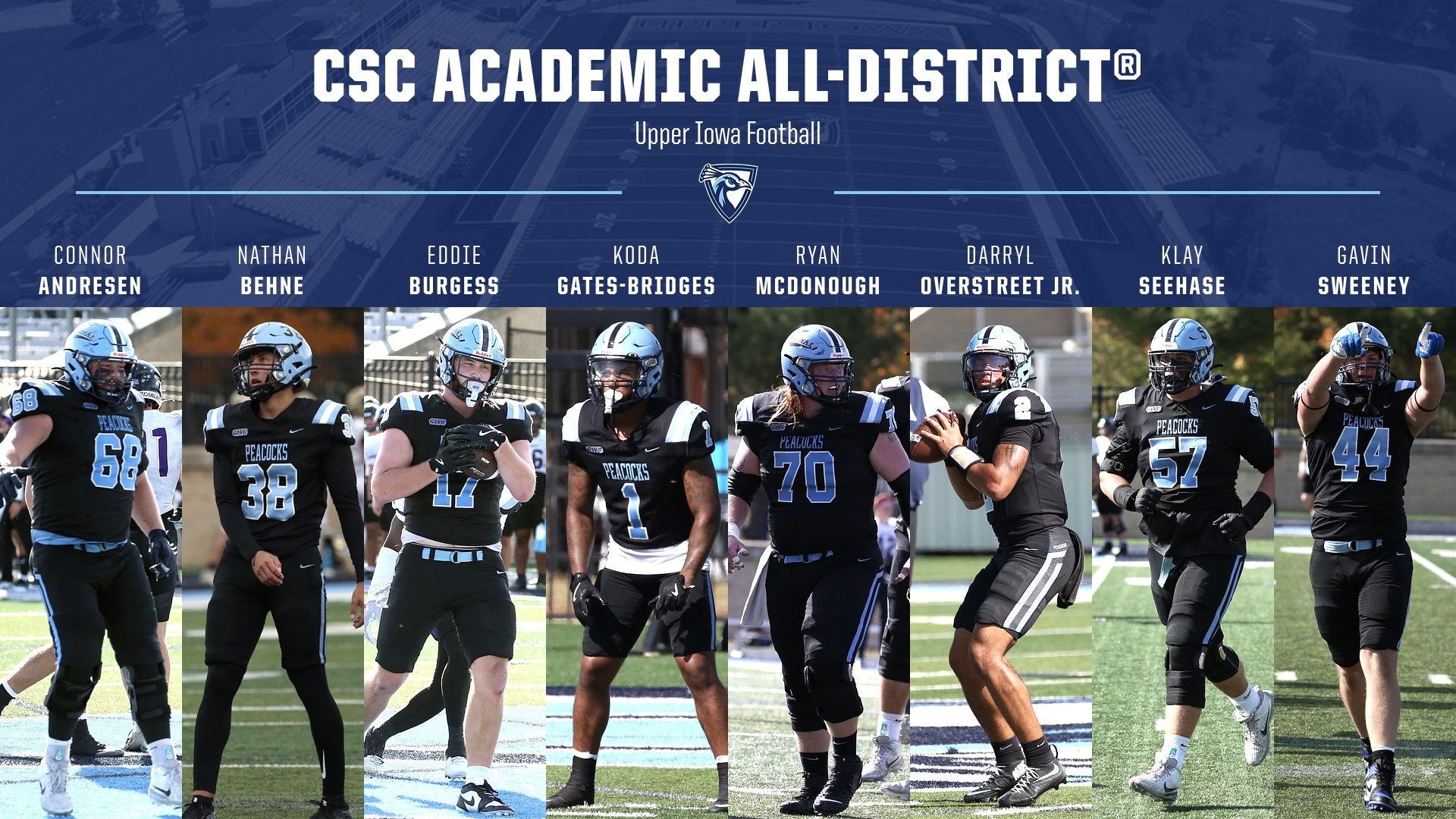 Football CSC Academic All-District 2026
