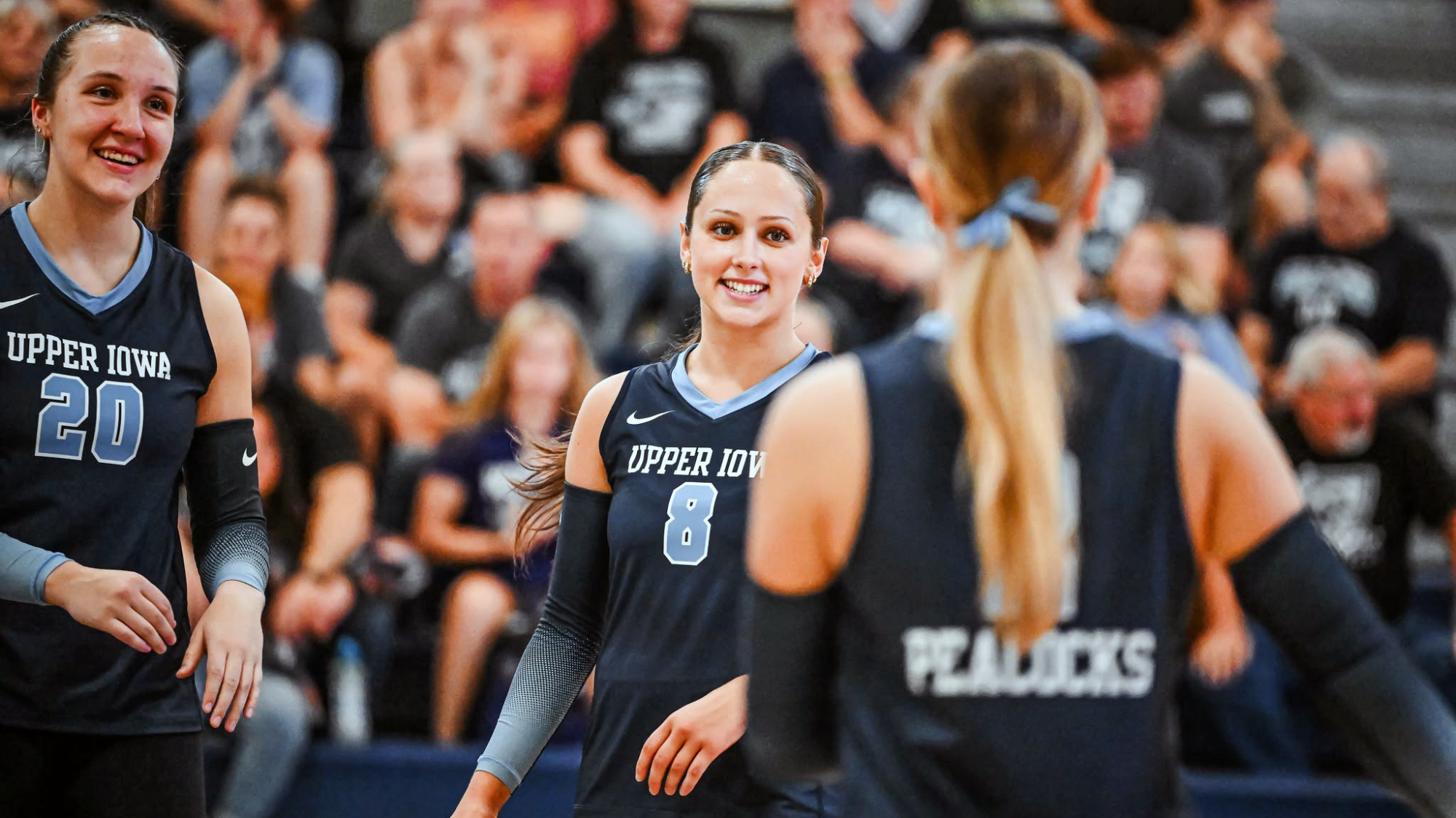 Grace Fruzen smiling vs. William Jewell 10/10/26