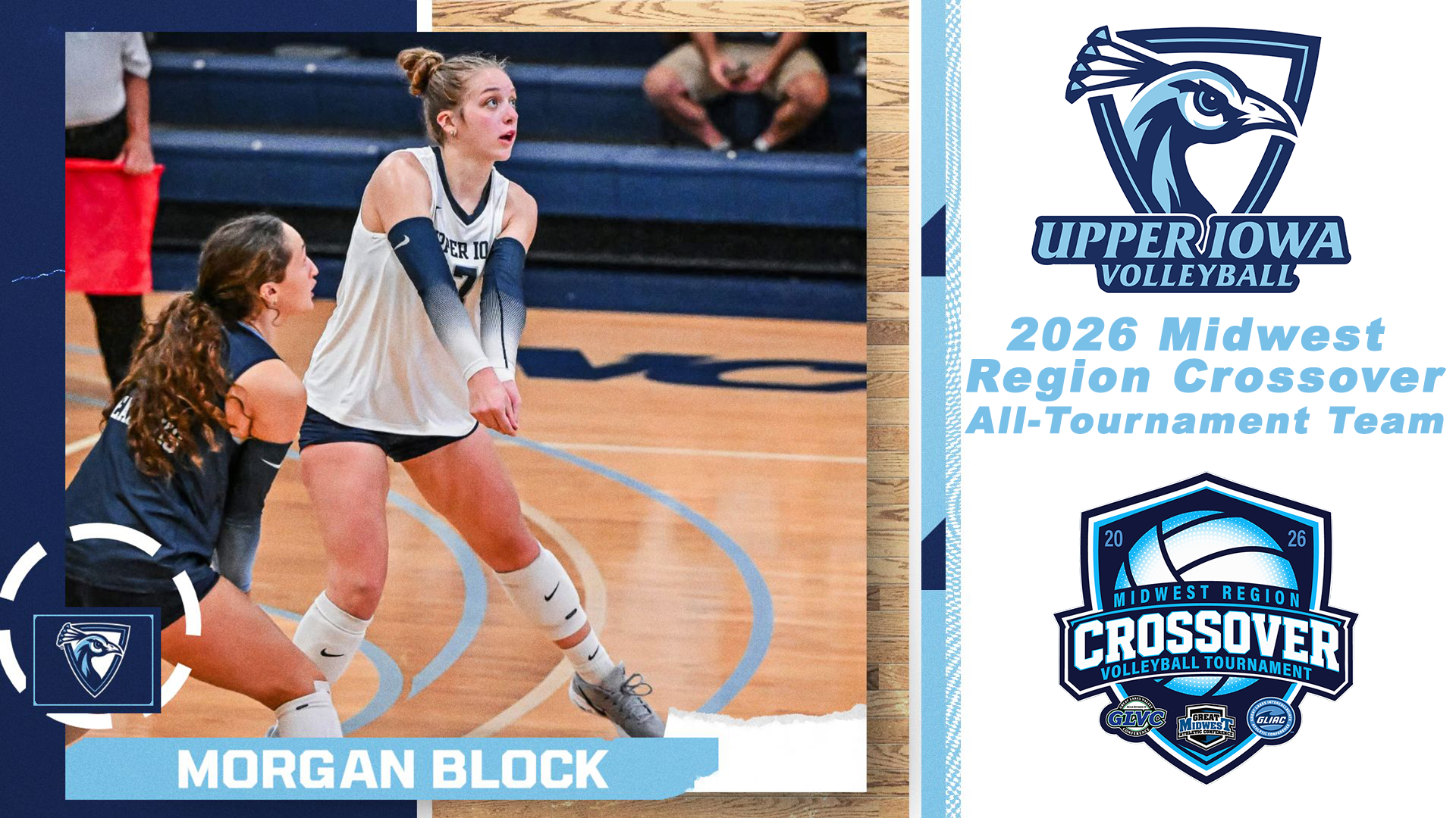 Morgan Block Midwest Region Crossover All-Tournament Team Graphic