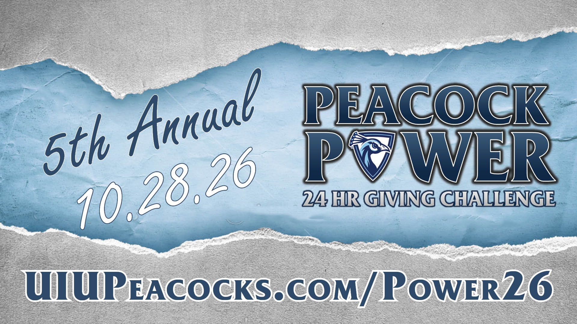 5th Annual Peacock Power 24-Hour Challenge - Oct. 28-29