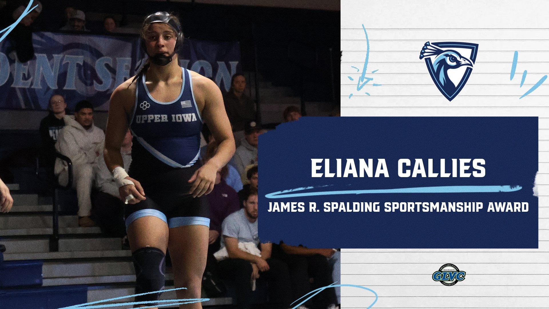 Eliana Callies James R. Spalding Sportsmanship Award 2026