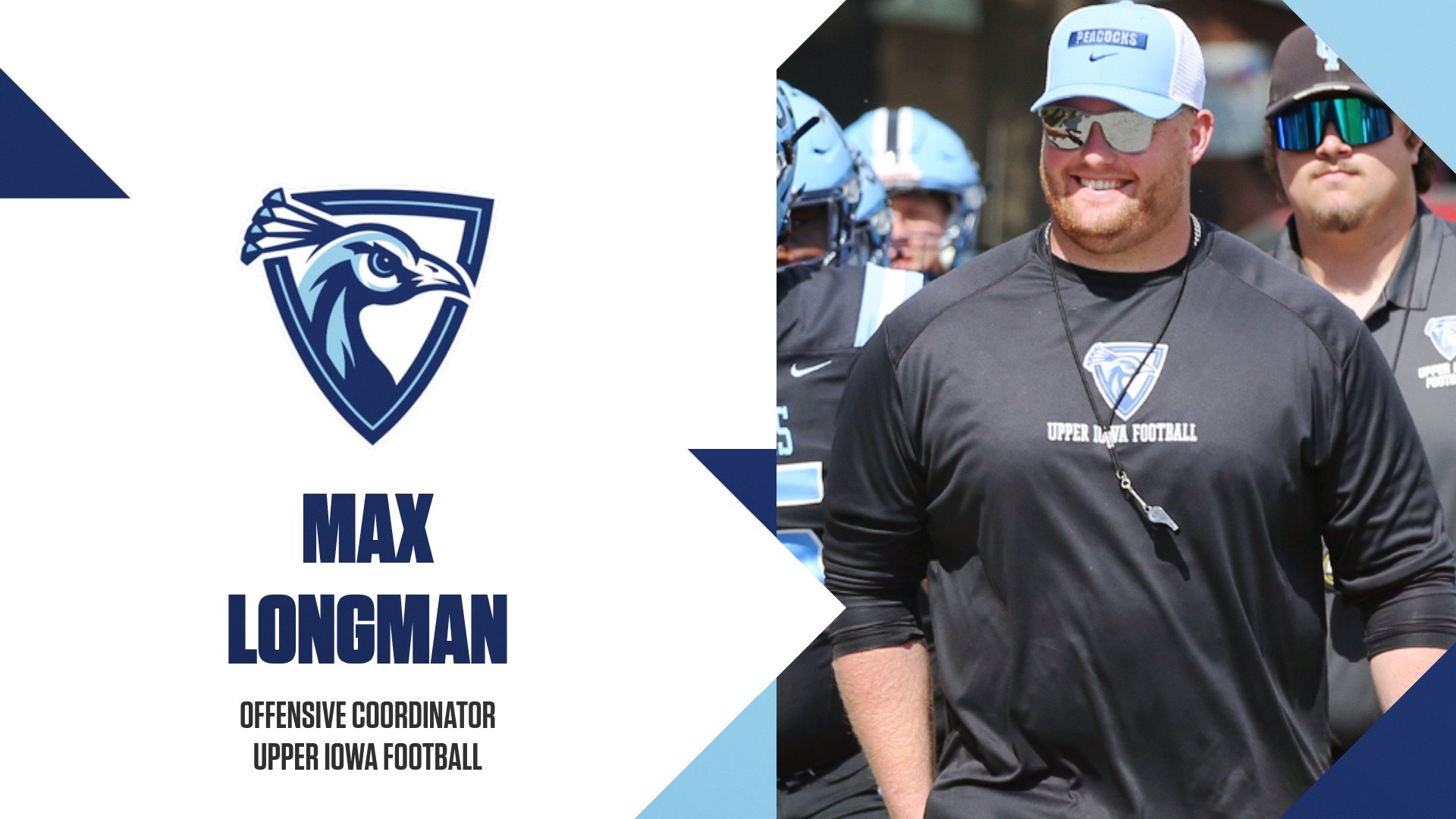 Max Longman Offensive Coordinator Graphic