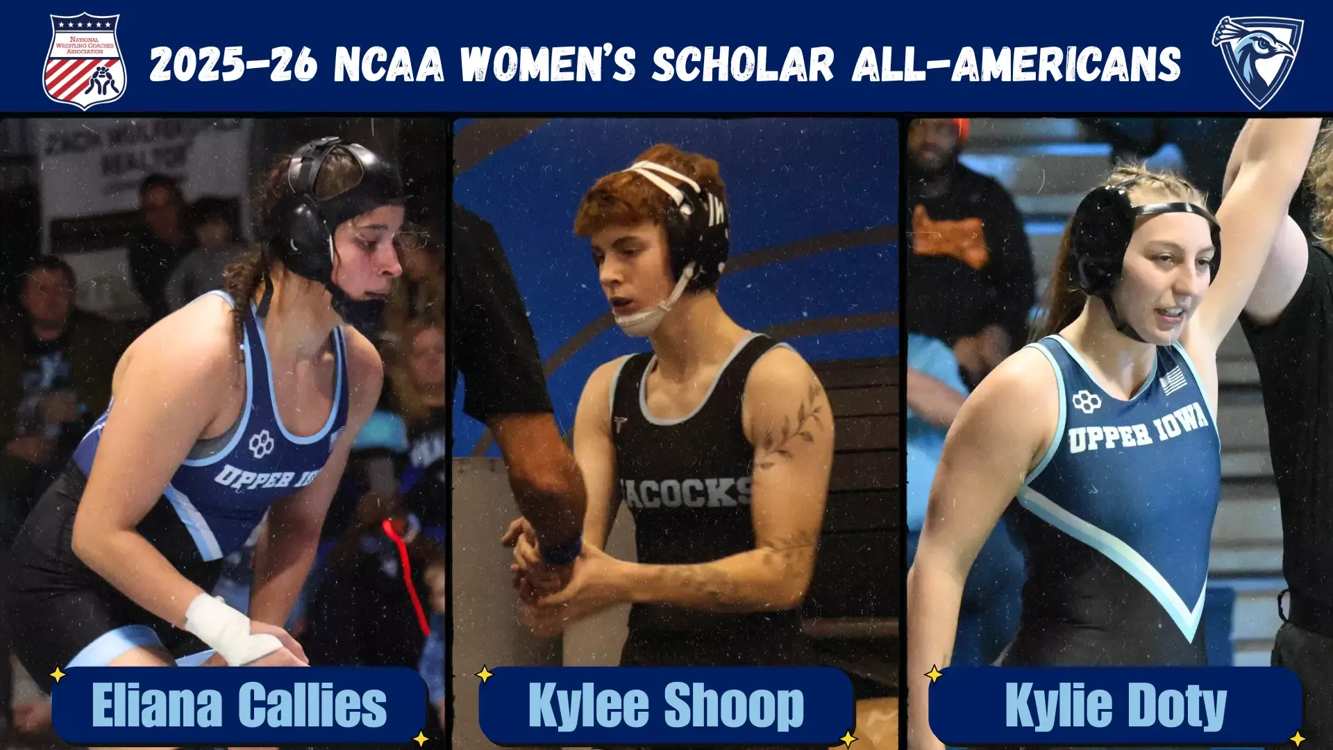 NWCA women's wrestling All-Americans for Academics 2025-26