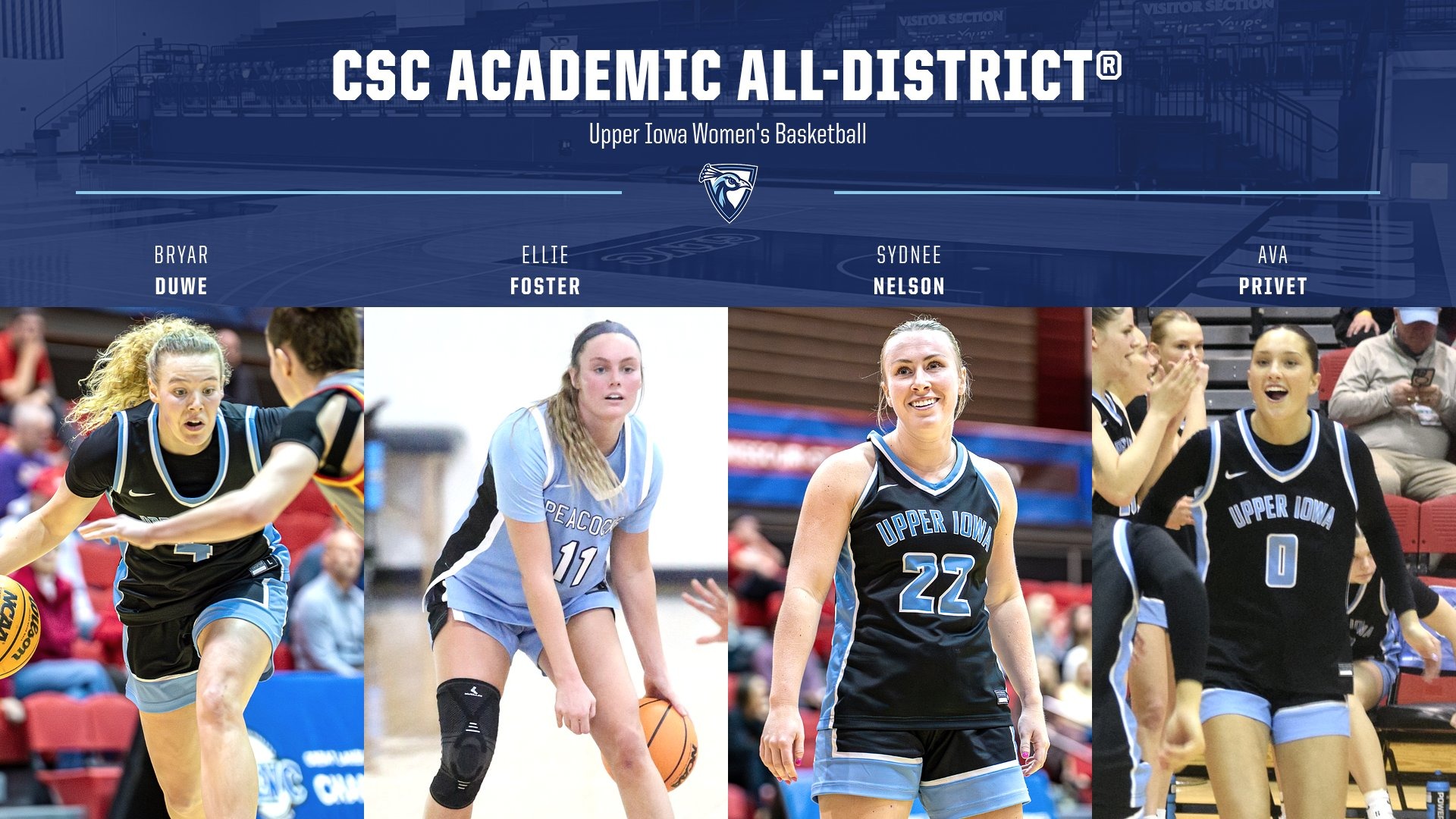 Women's Basketball CSC Academic All-District 2025-26