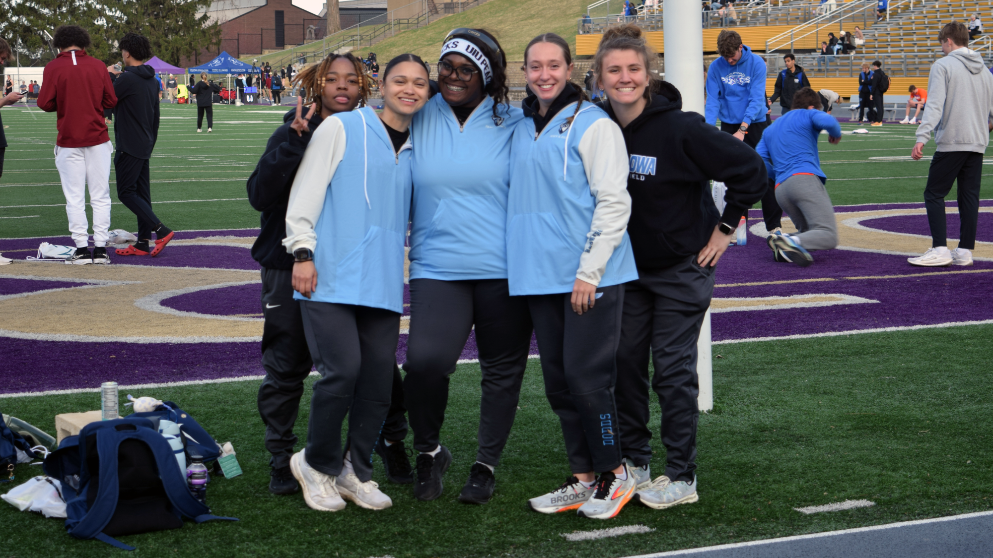 Aaliyah Comadore, Carolina Regalado, Dereka Henderson, Jillian Dodds and Gracee Tompkins at Loras MidWeek 3/31/26