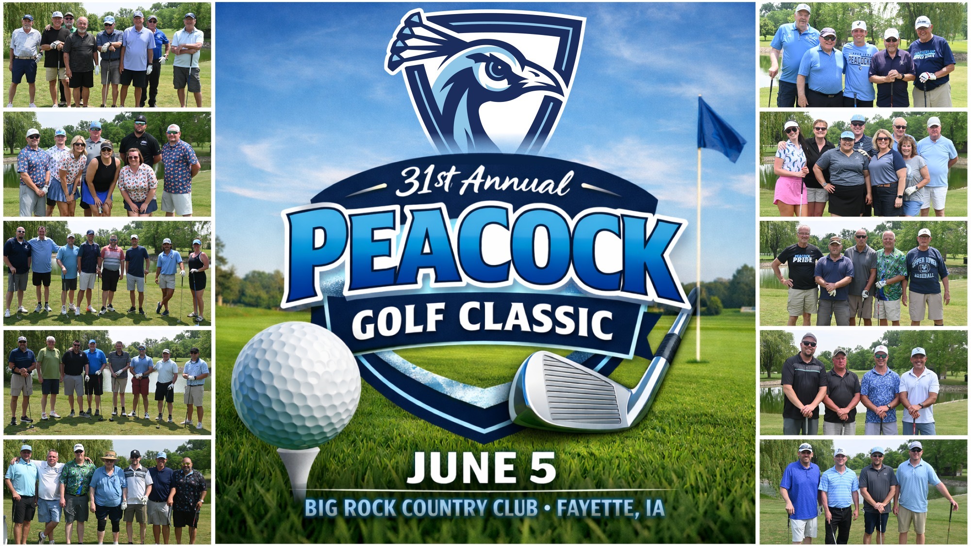 31st Annual Peacock Golf Classic is June 5, 2026 in Fayette.
