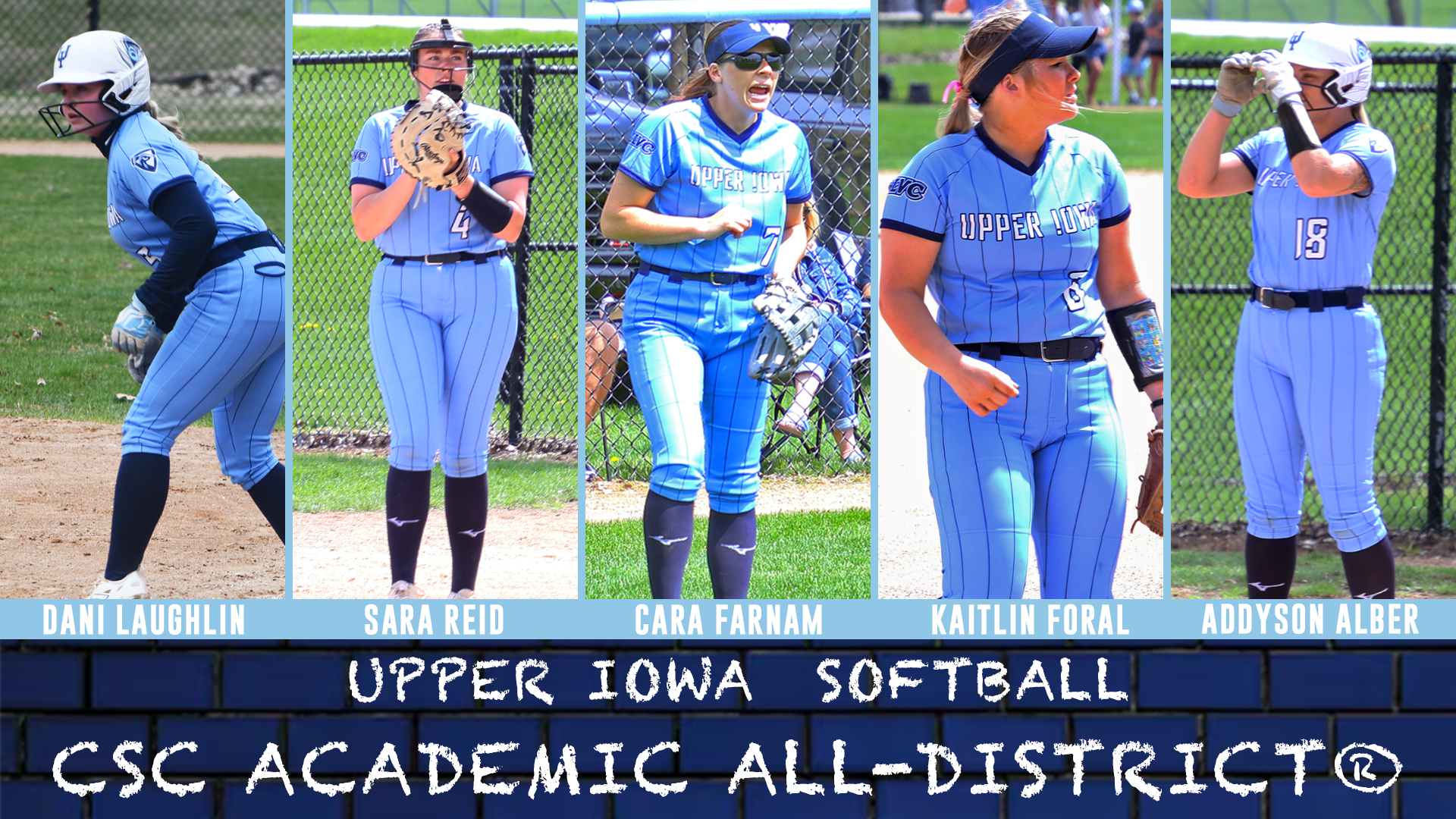 2026 Softball CSC Academic All-District
