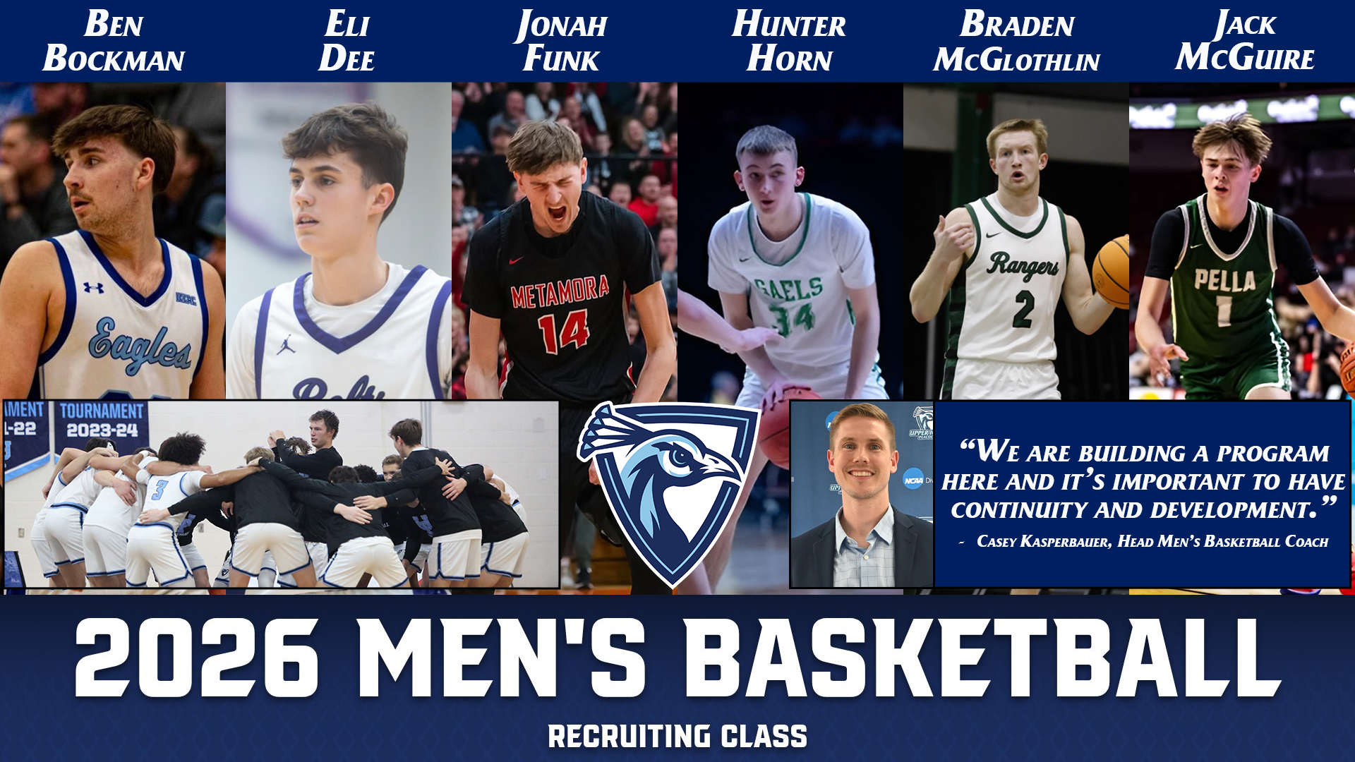 Men's Basketball Signing Day Class Graphic 2026