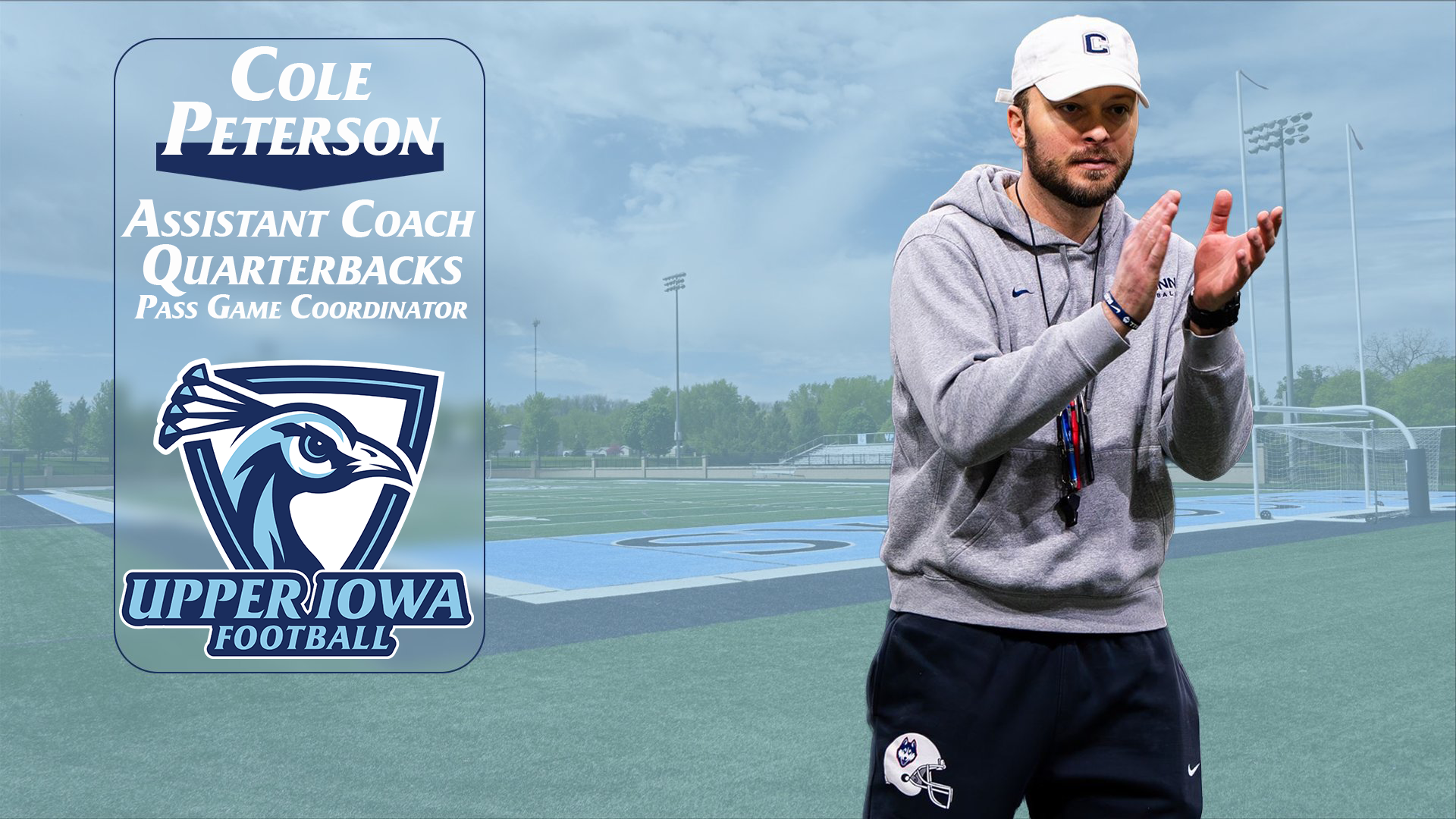 Cole Peterson Assistant Coach - Quarterbacks/Pass Game Coordinator Graphic