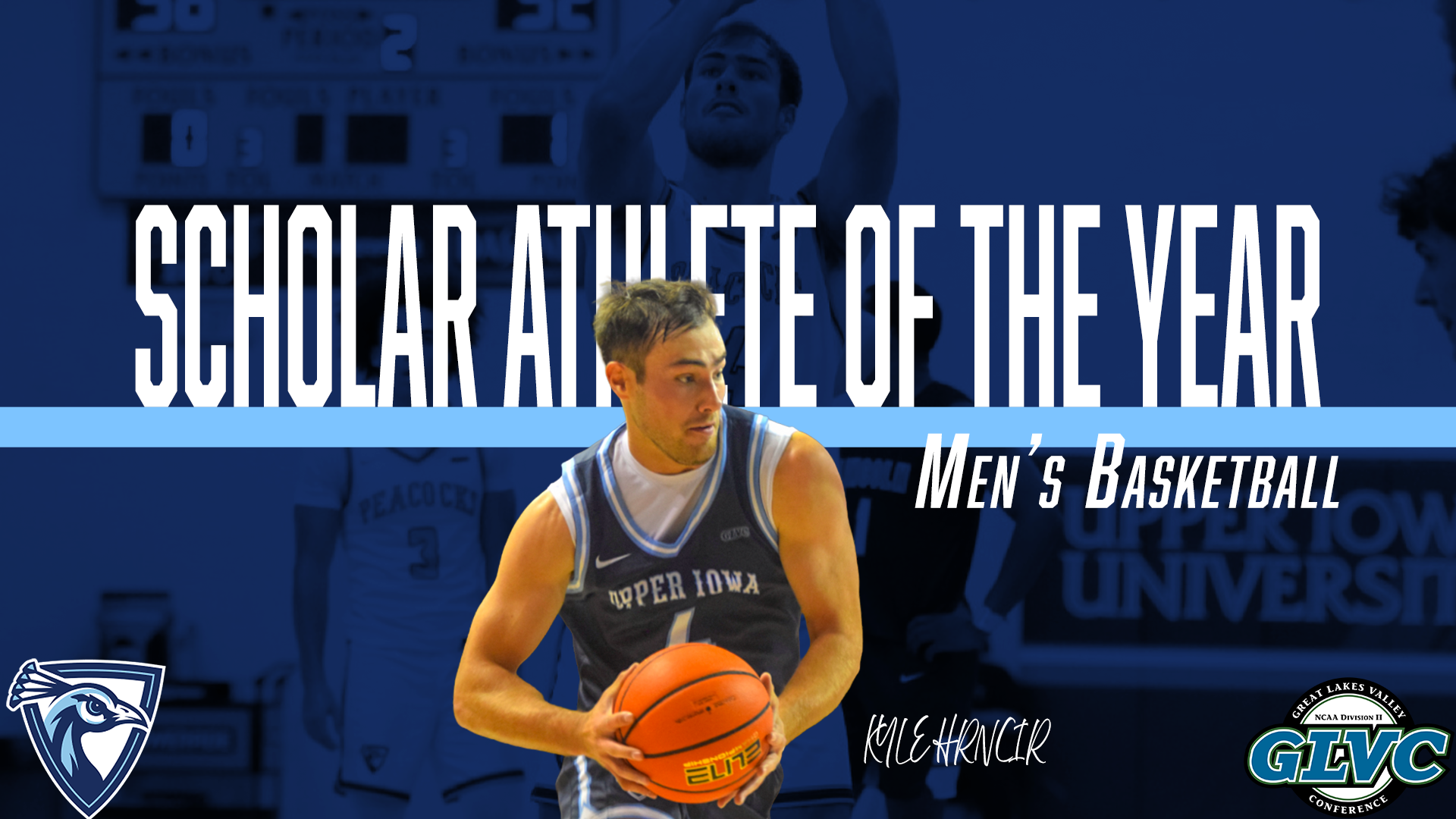 Hrncir Earns MBB Scholar Athlete of the Year 2025-26