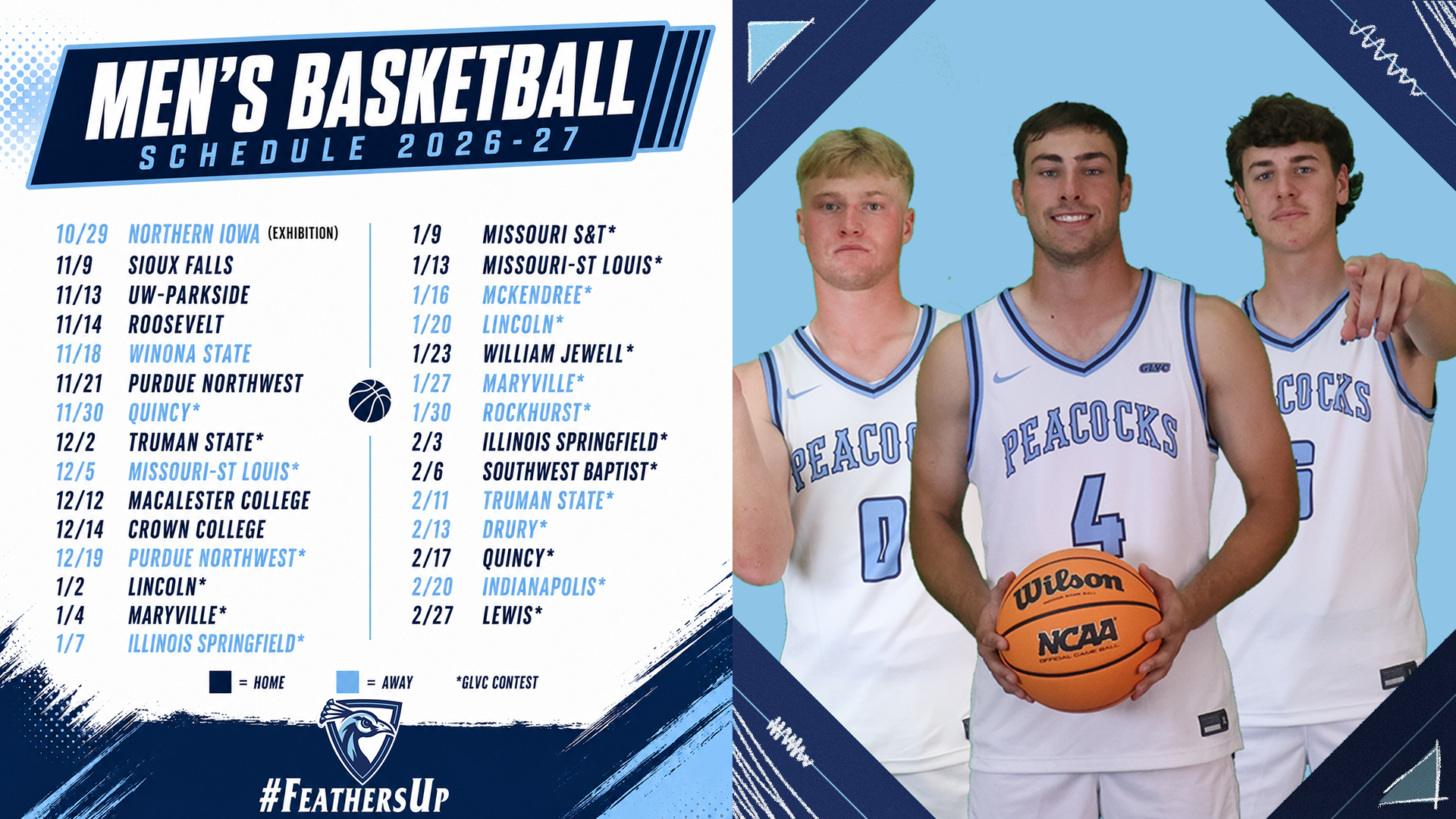 Men's Basketball Schedule Graphic 2026