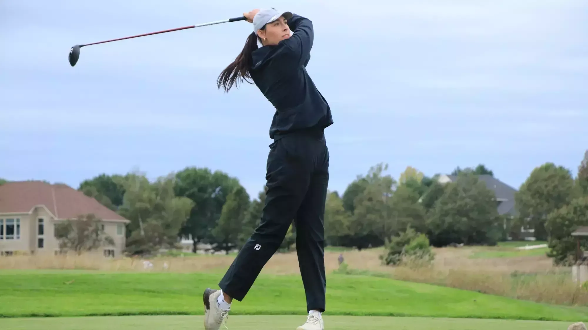 Addison Weber swinging at Maverick Fall Brawl 9/14/26