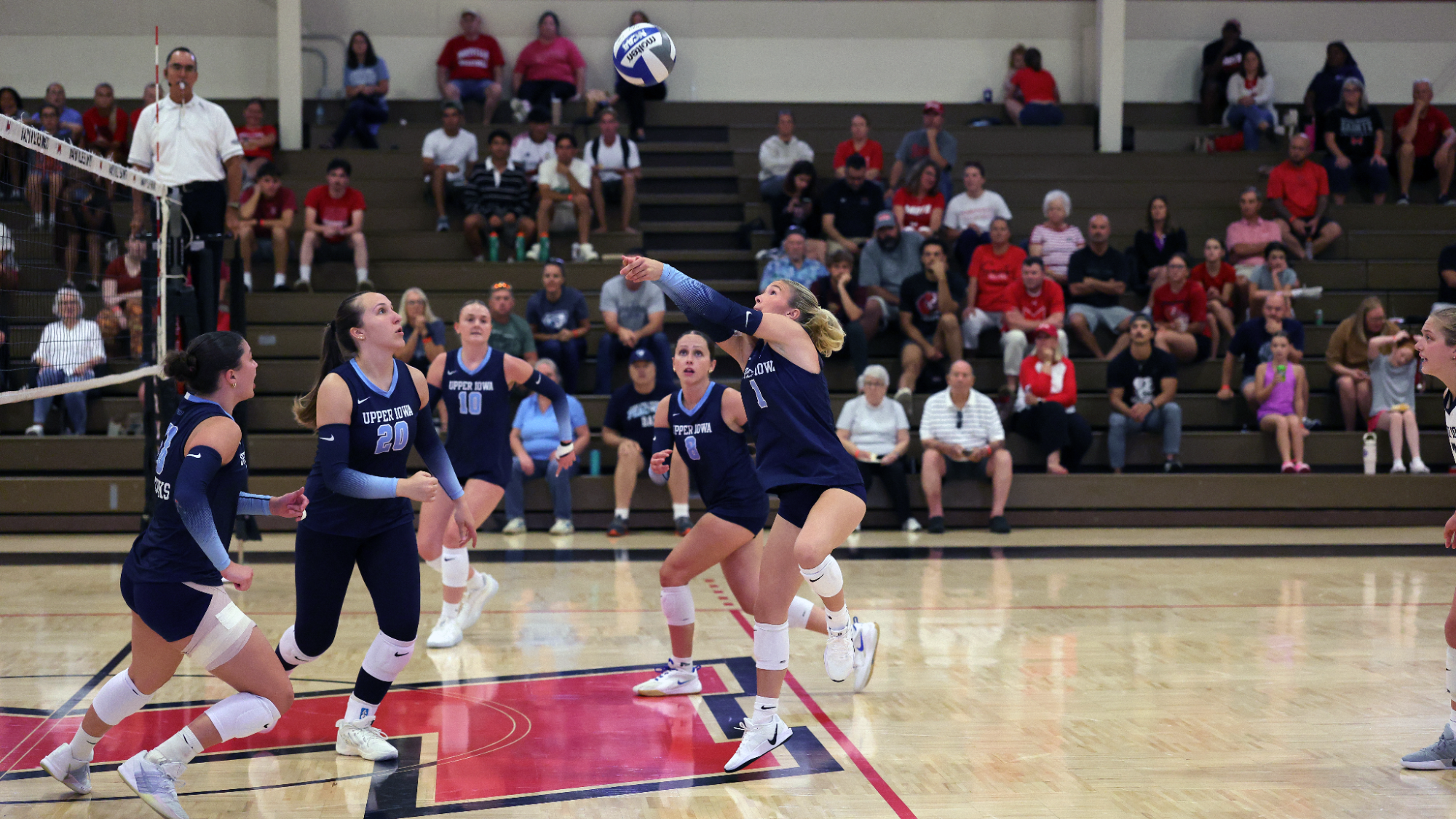 Addy Vaughn bumping the ball vs. Maryville 9/18/26
