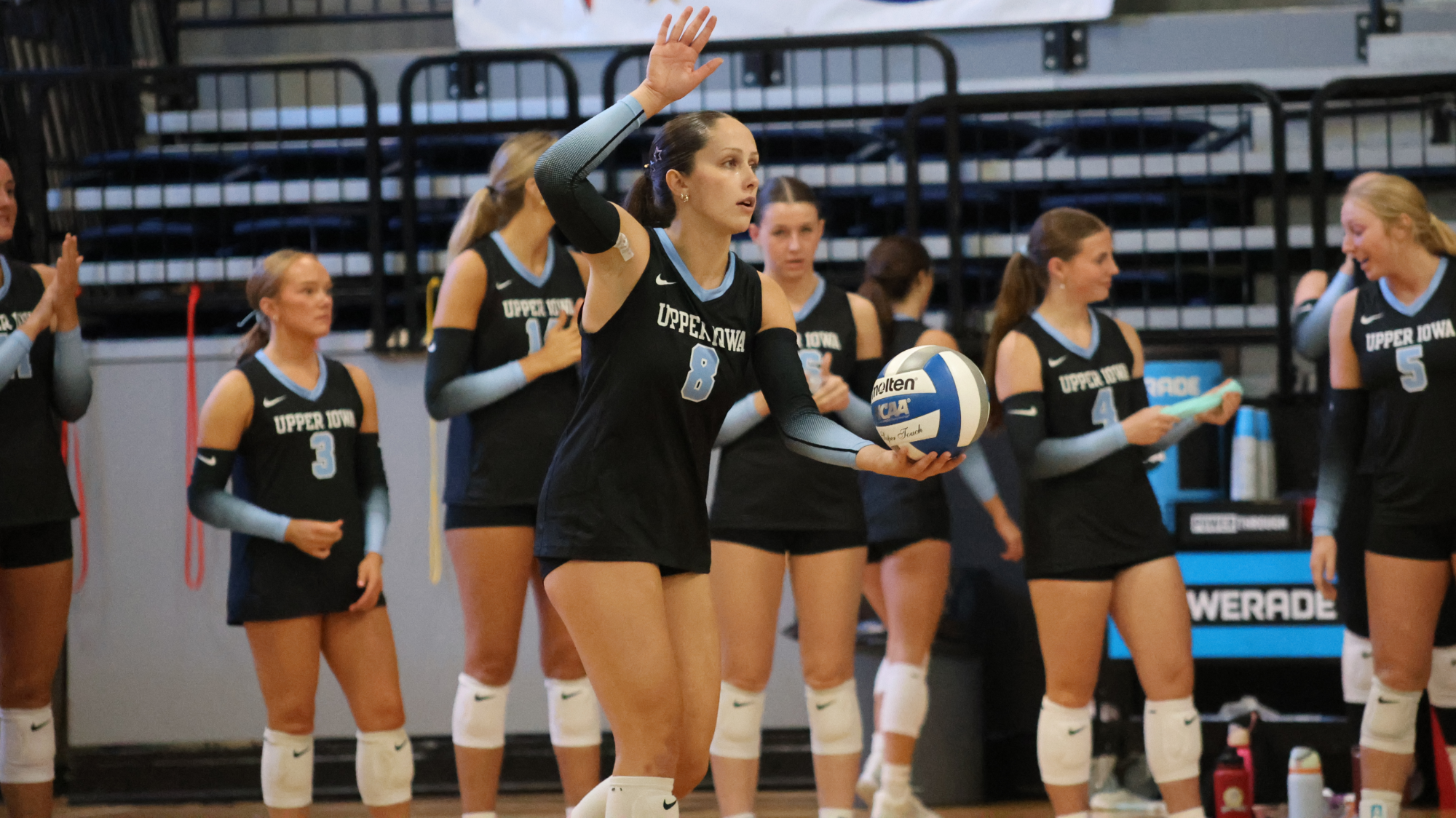 Grace Fruzen serving vs. UIndy 9/26/26