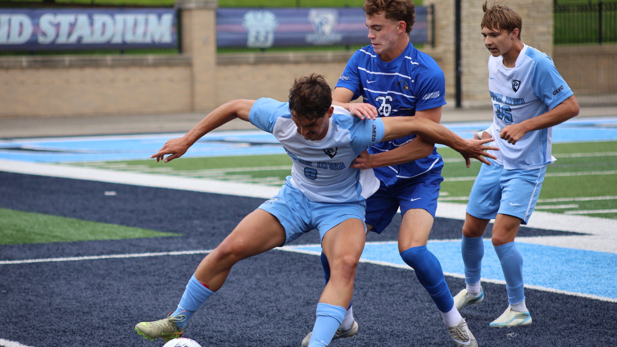 Pedro Campanha Buccini defending vs Rockhurst 2026