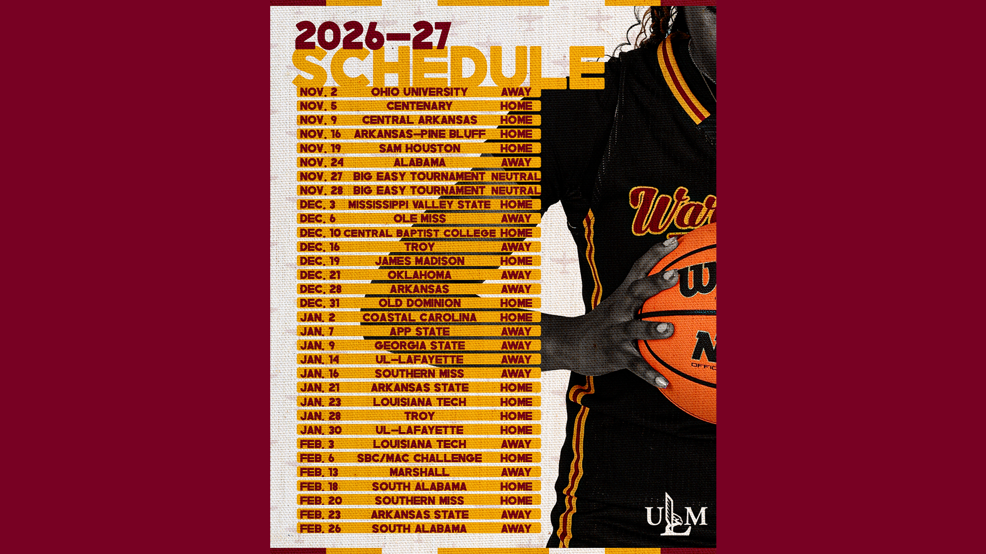 26-27 WBB Schedule