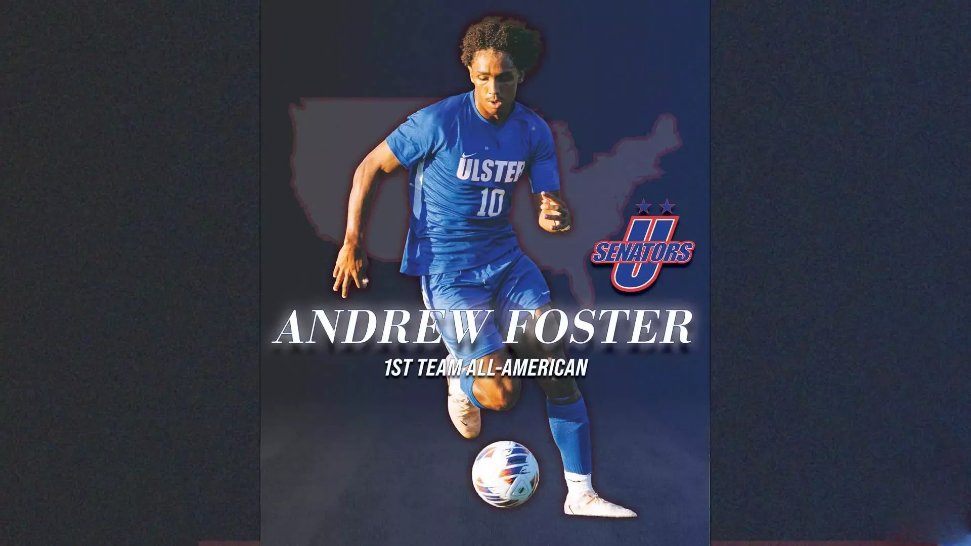  Portrait of Andrew Foster 1st Team All-American