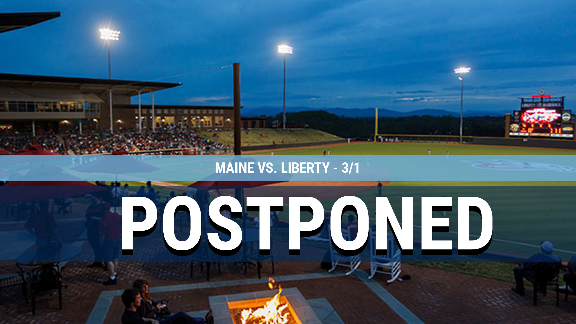 Friday’s Baseball Game at Liberty Postponed University of Maine Athletics