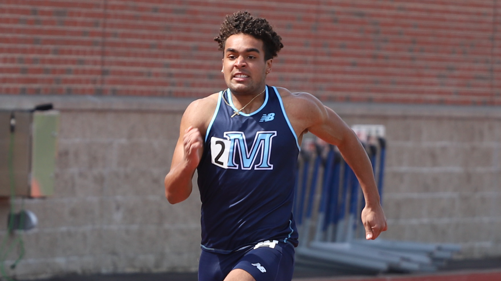 Men's Track & Field Places Third at UNH, Tally Gold in Three Events