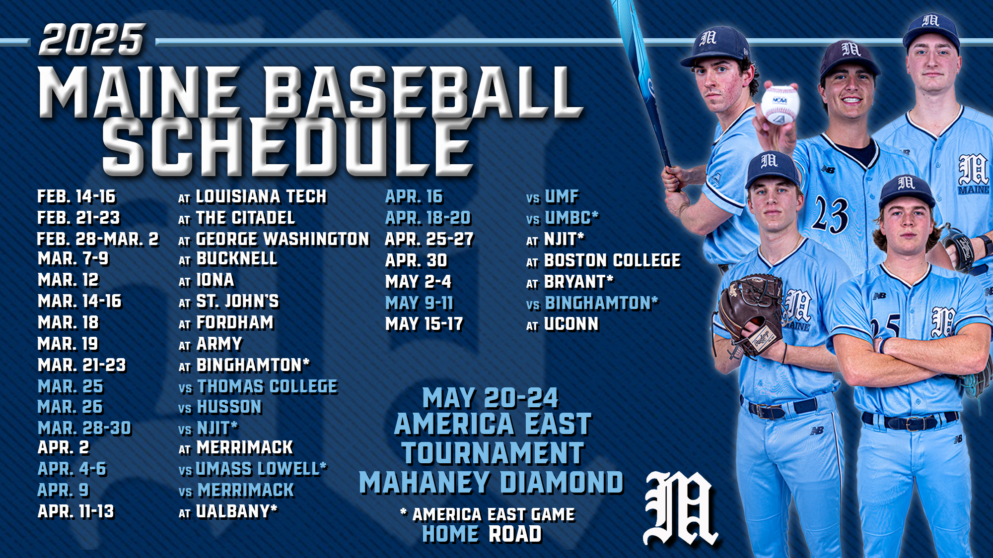 Baseball Announces 2024 Schedule - University of Maine Athletics baseball-announces-2024-schedule-university-of-maine-athletics