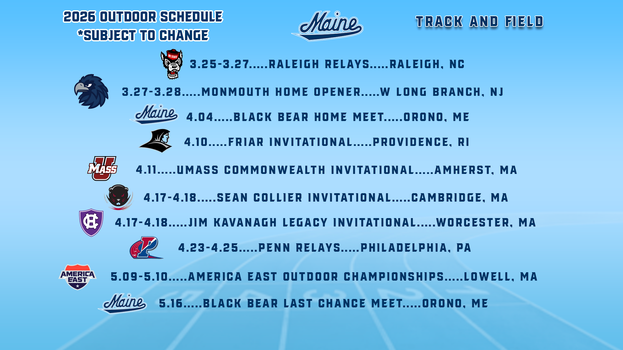 Outdoor-TF-Schedule
