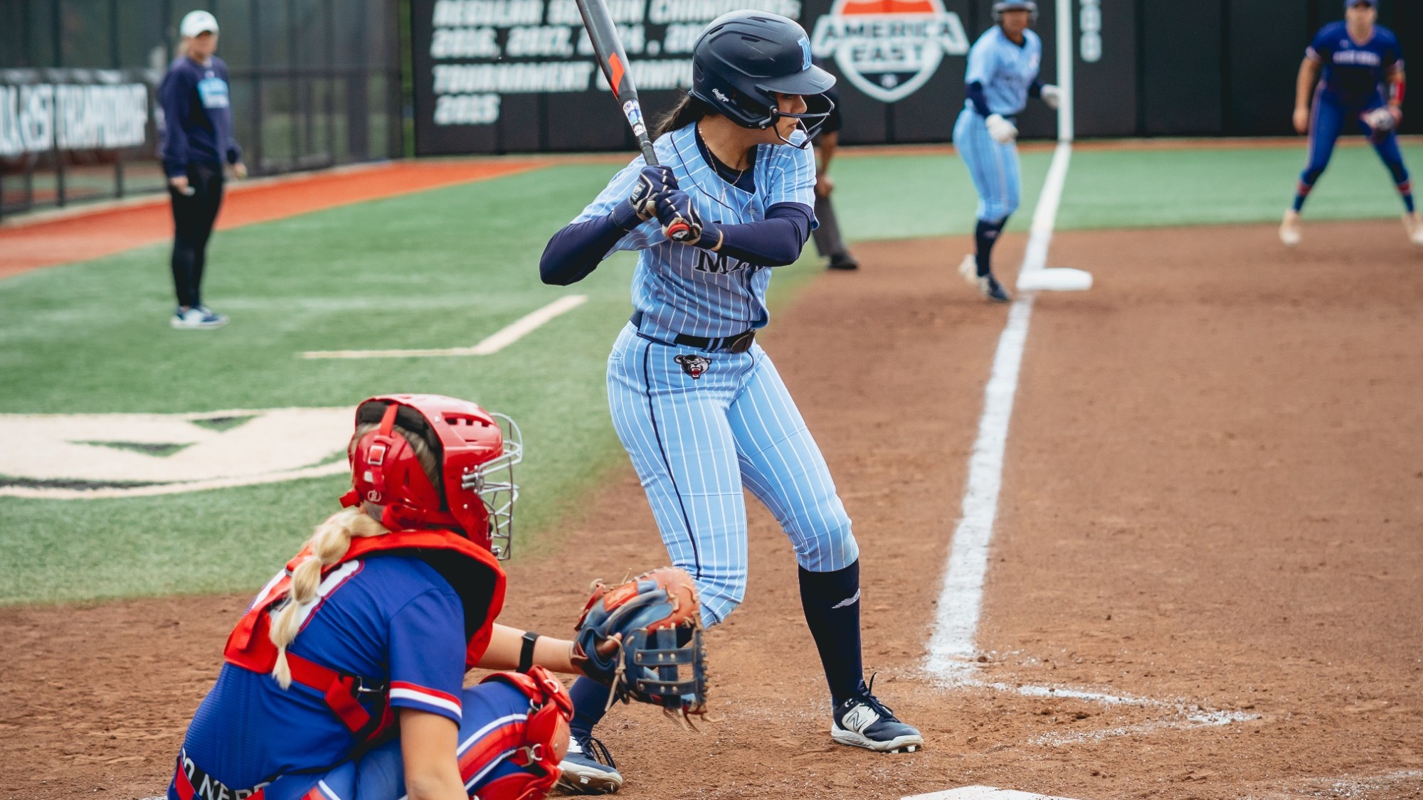 Gabby Papushka at bat.