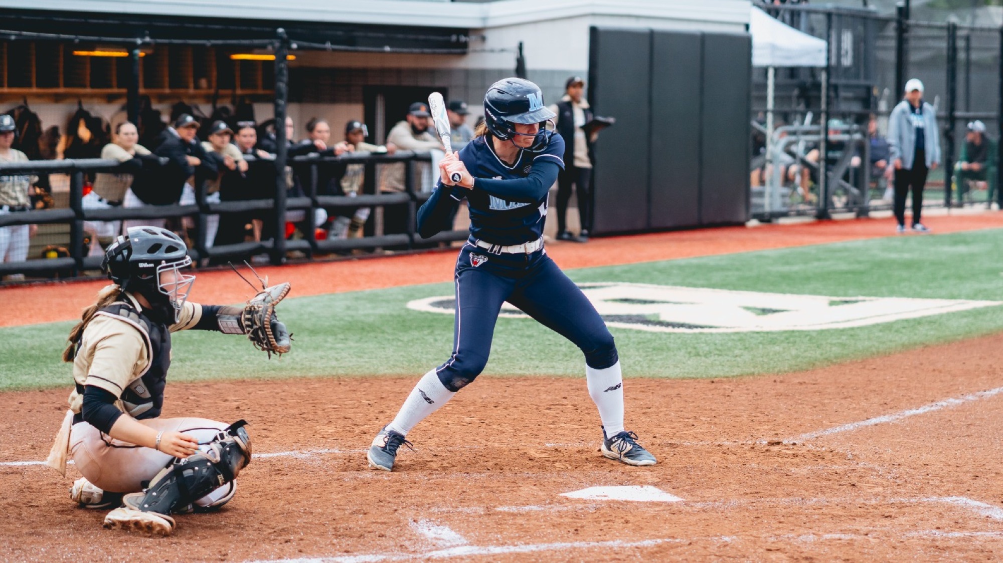 Kyrah Haba-Dailey at bat.