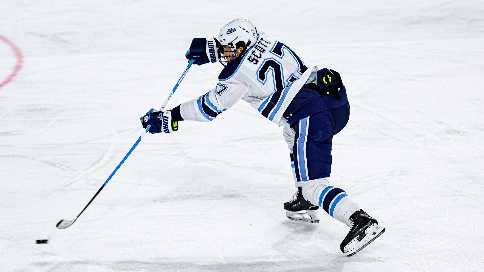 Max Scott takes a shot.