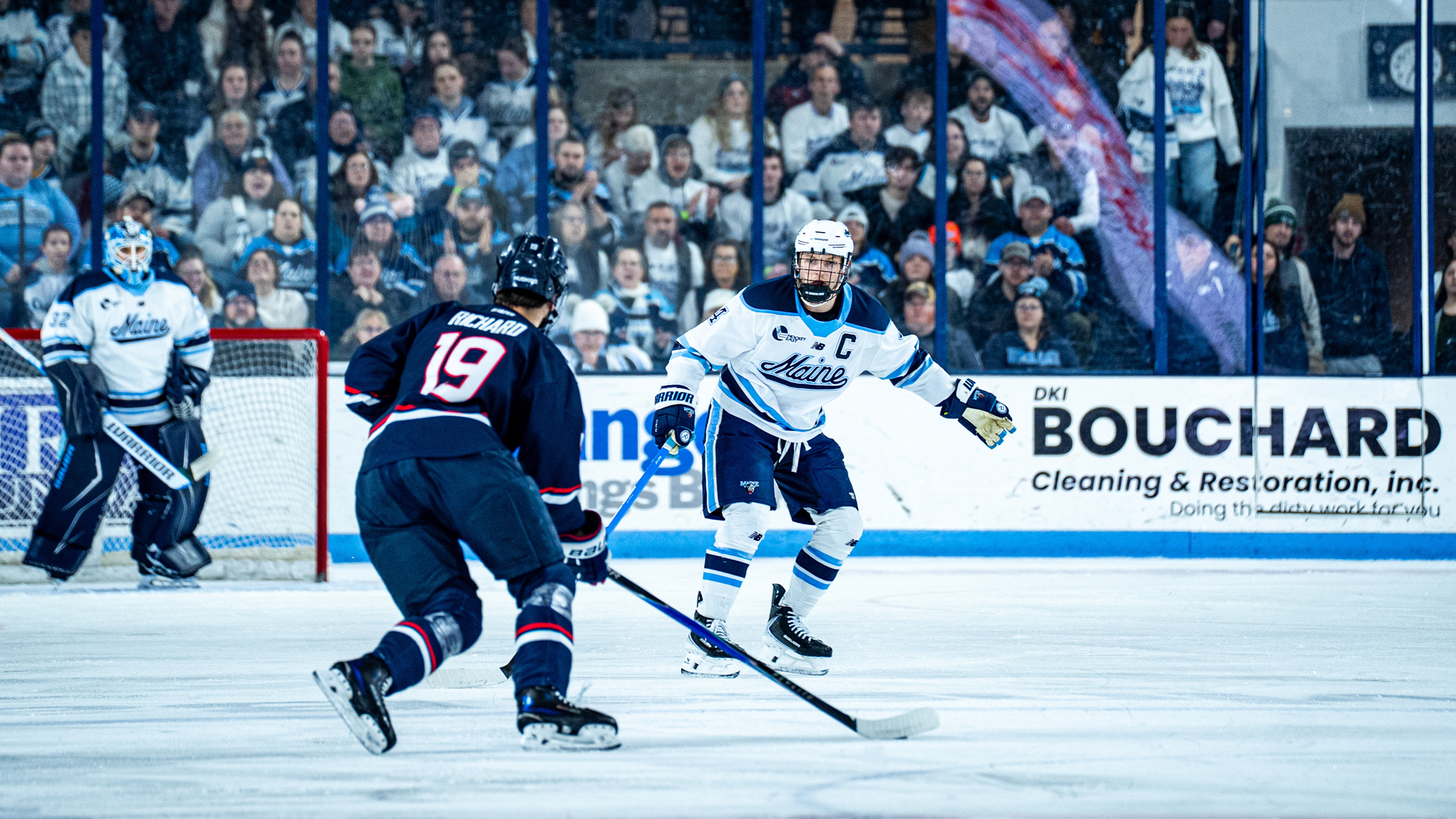 Brandon Holt in action against UConn.