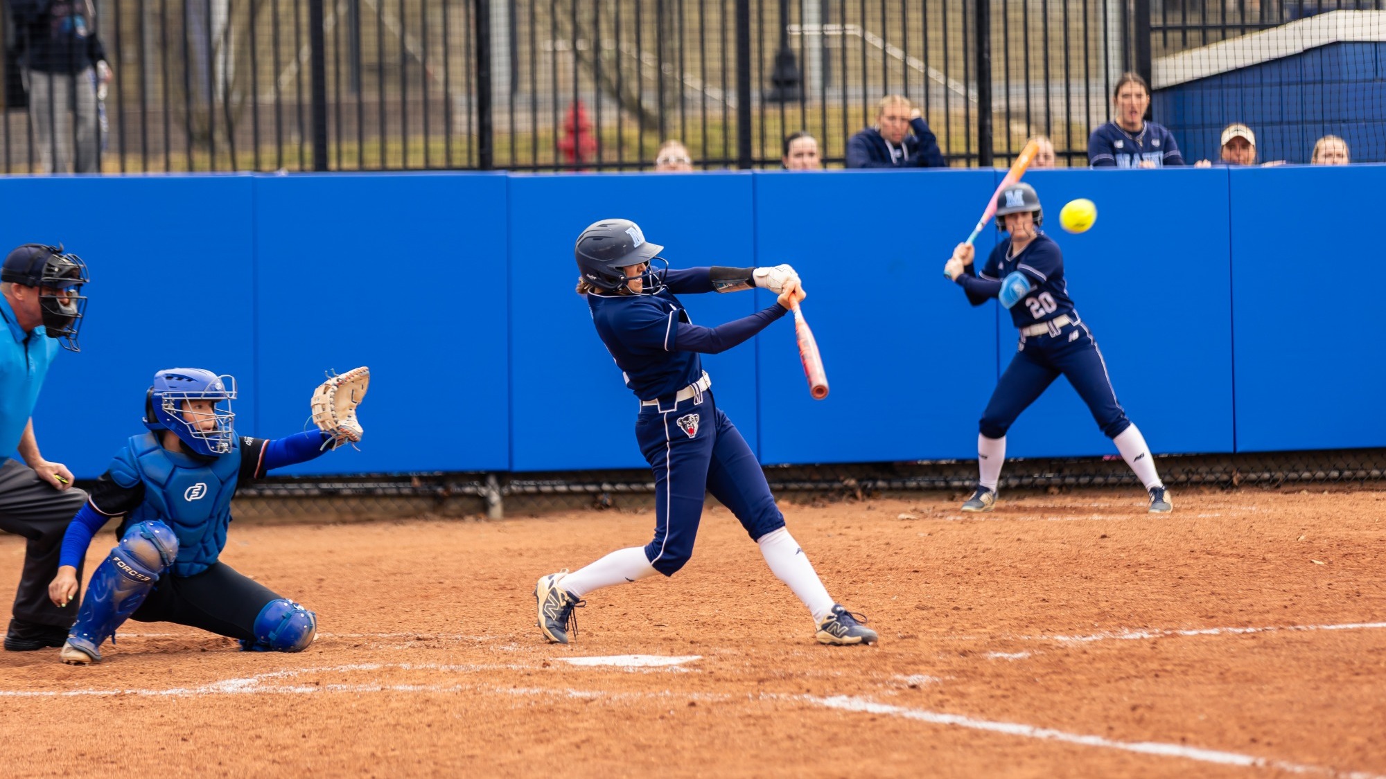 Francesca Guerrera hits the ball.