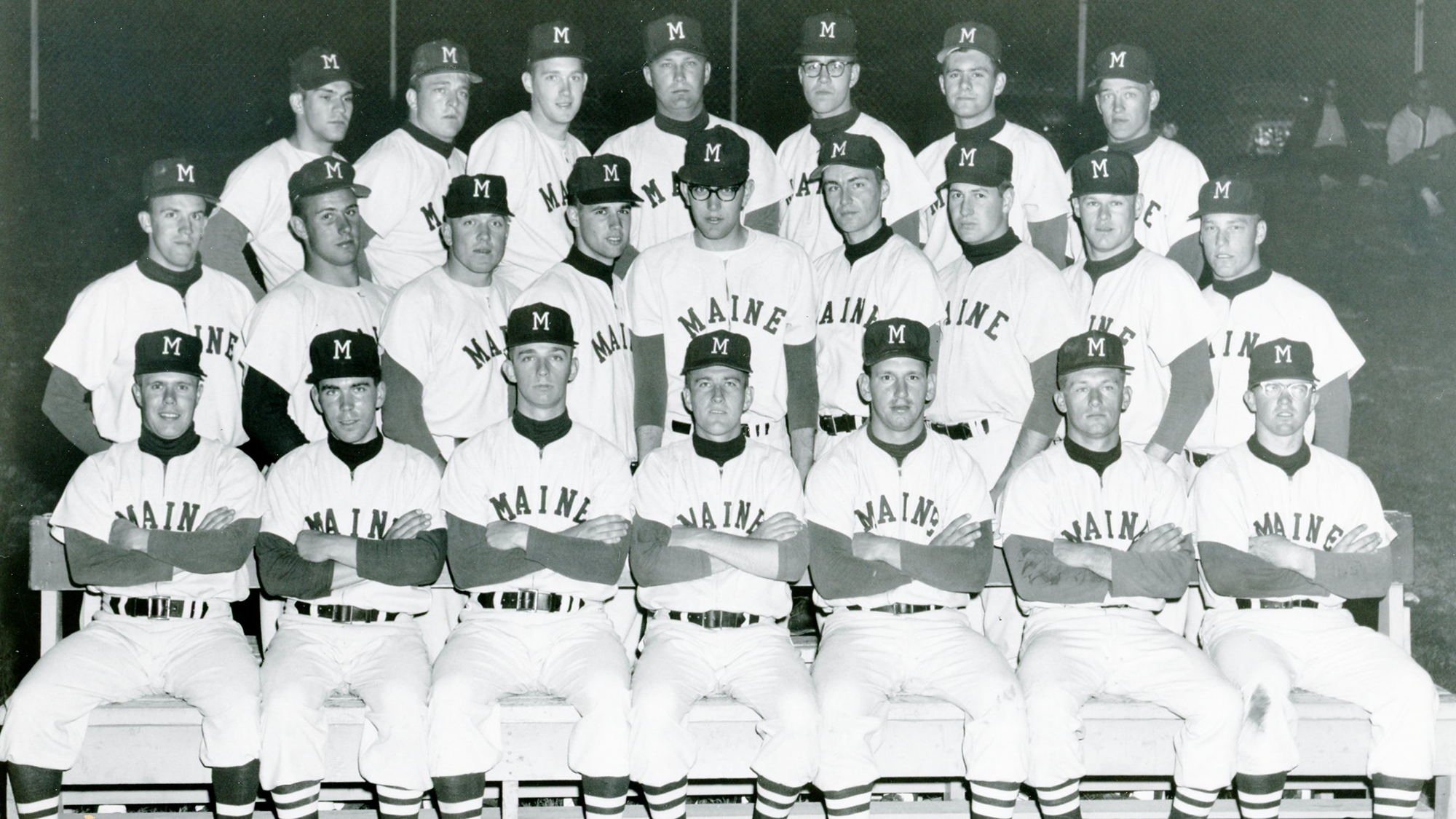 Team photo of the 1964 baseball team.