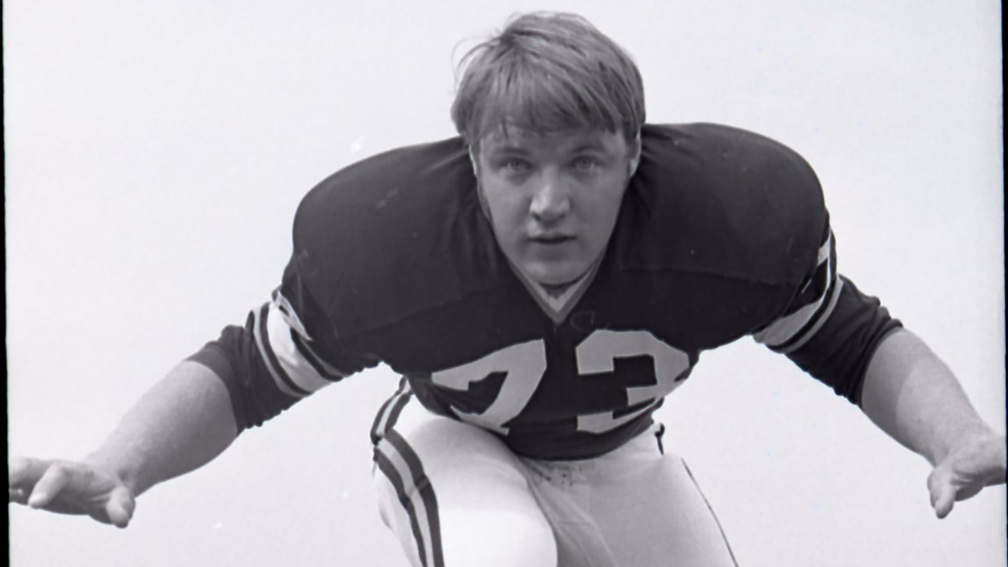 A posed photo of football alum Dick Todd.