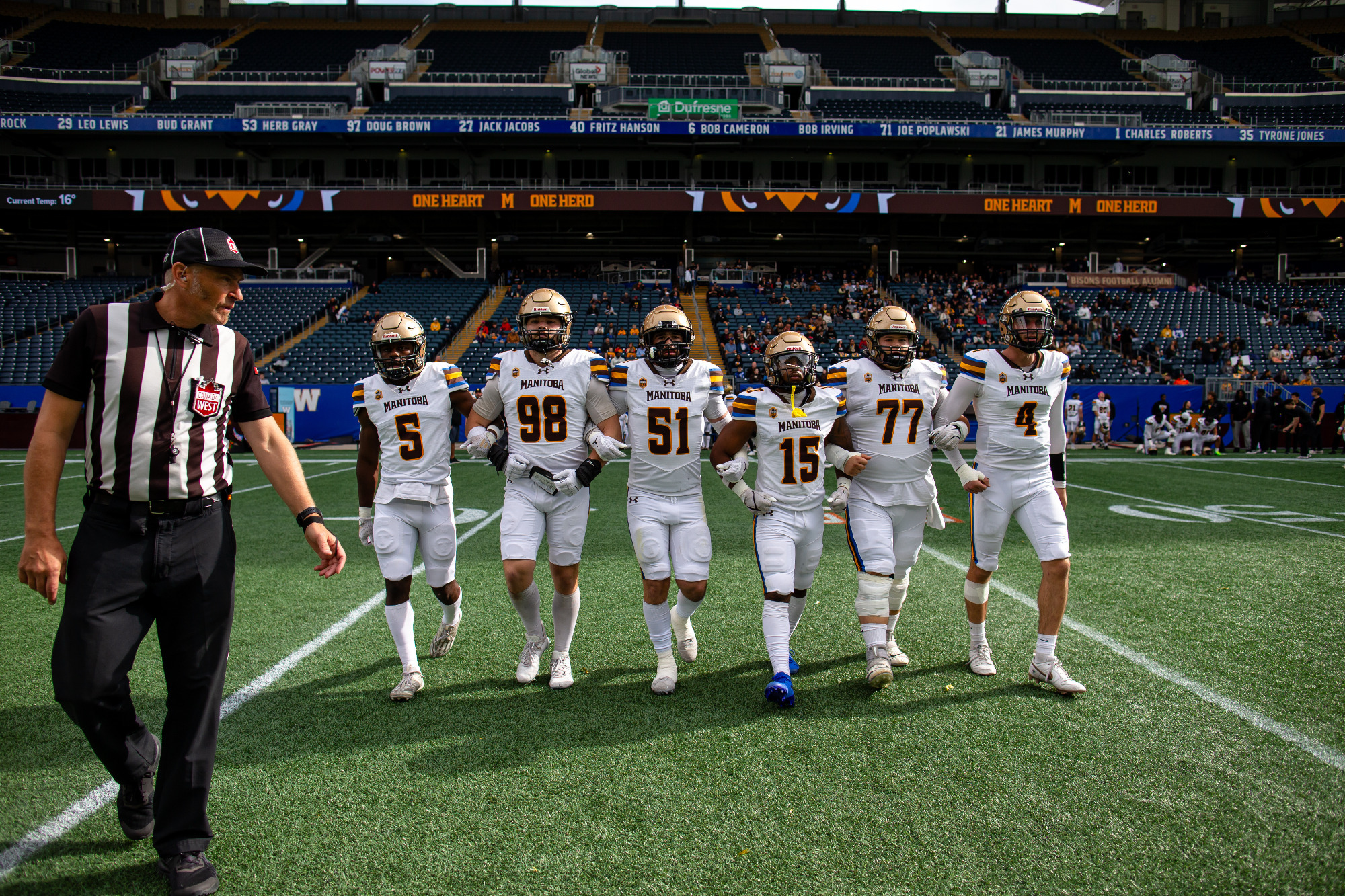 Bisons football captains