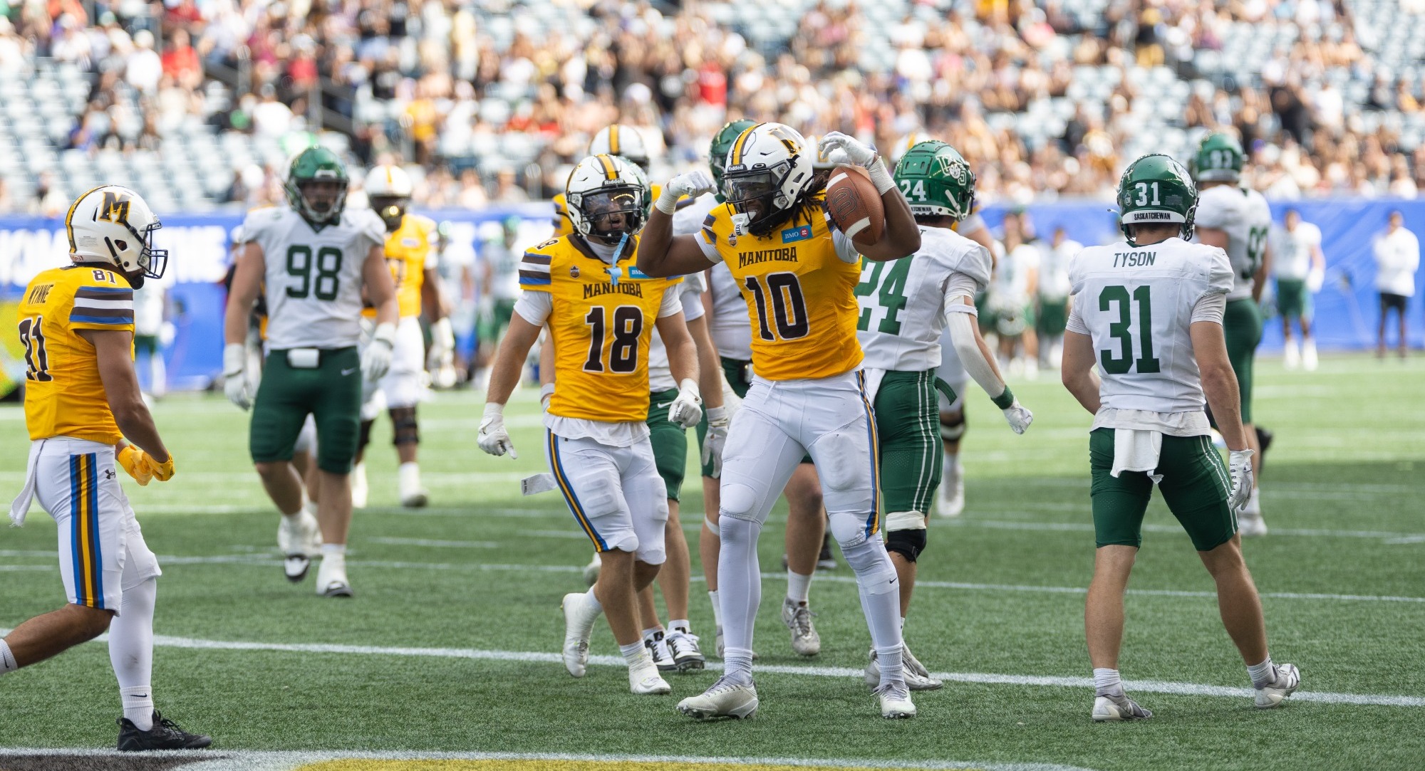 Udoh touchdown